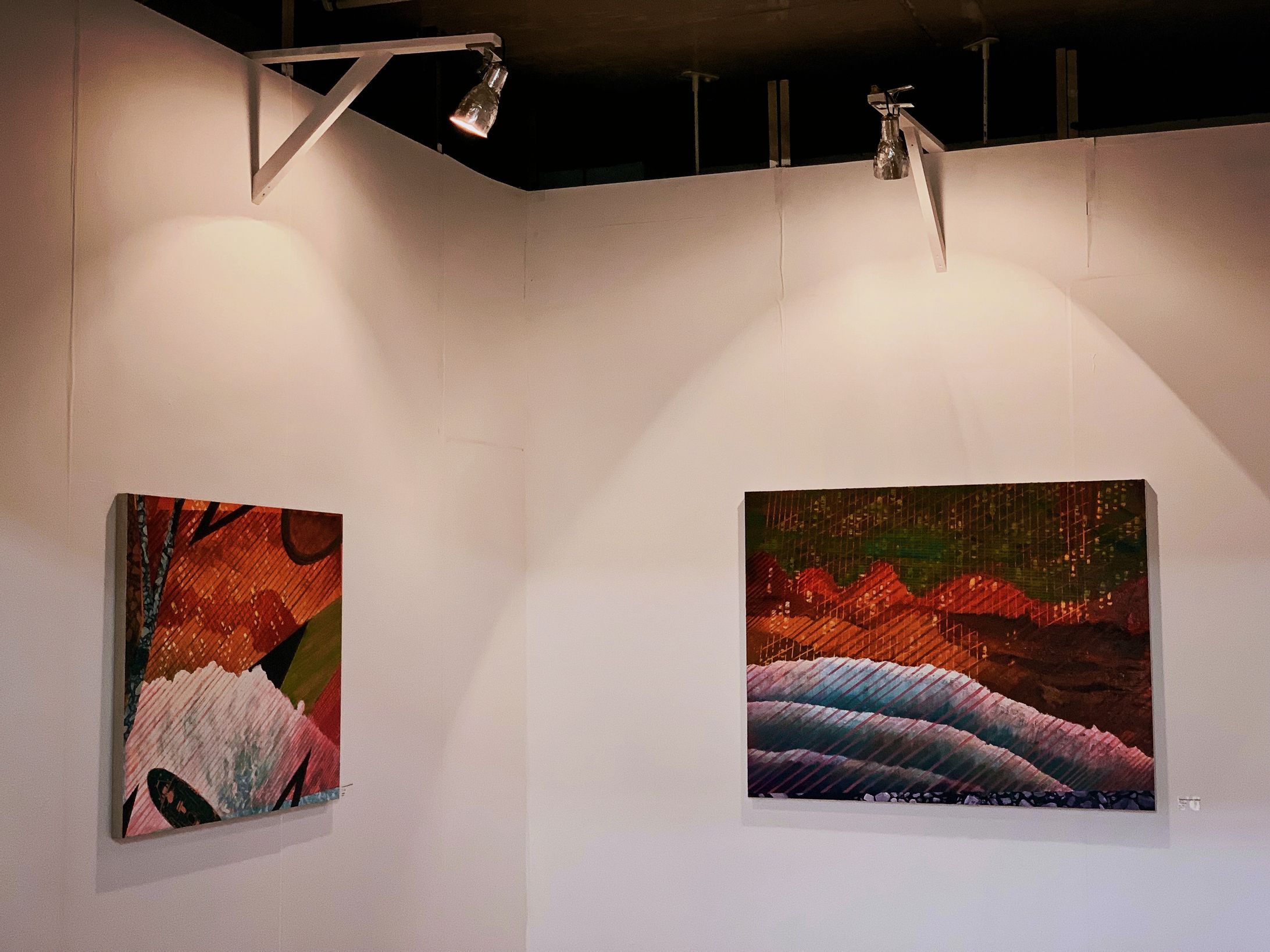 油絵『temperature at ground level』-1