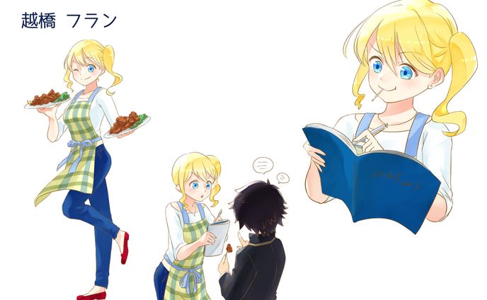 小説の登場キャラクターデザイン
