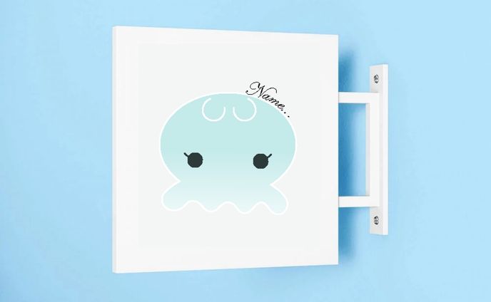看板ロゴ　キャラクター