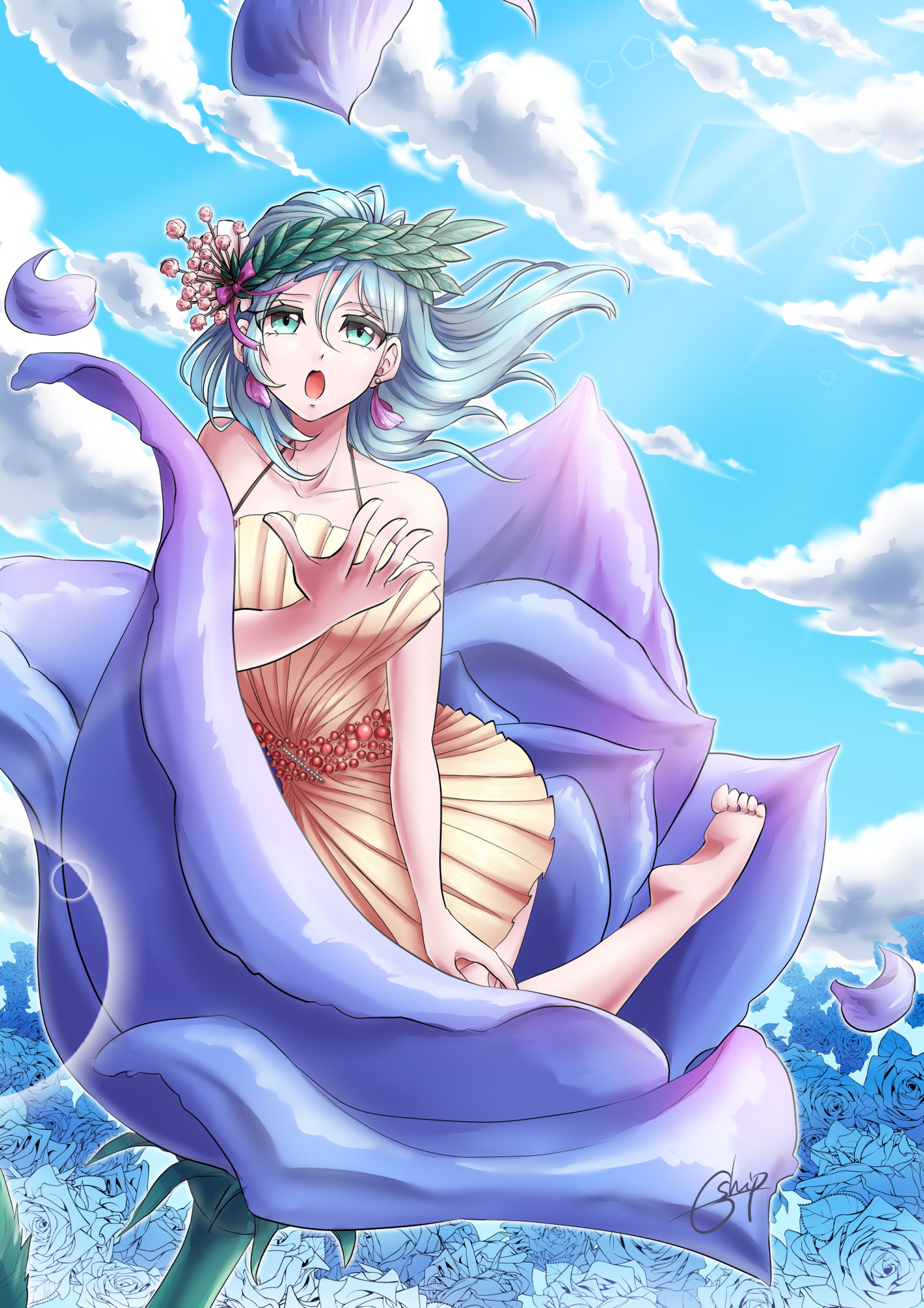 開花の宣言（開花宣言2022様開催企画宛て制作作品）-1