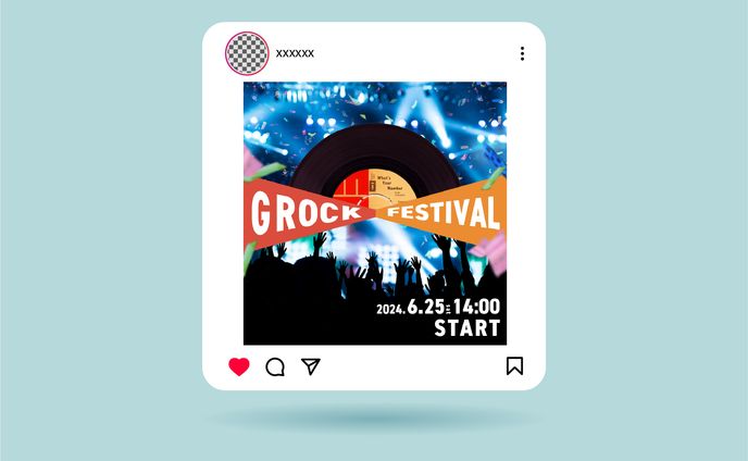 【バナー制作】ロックフェス