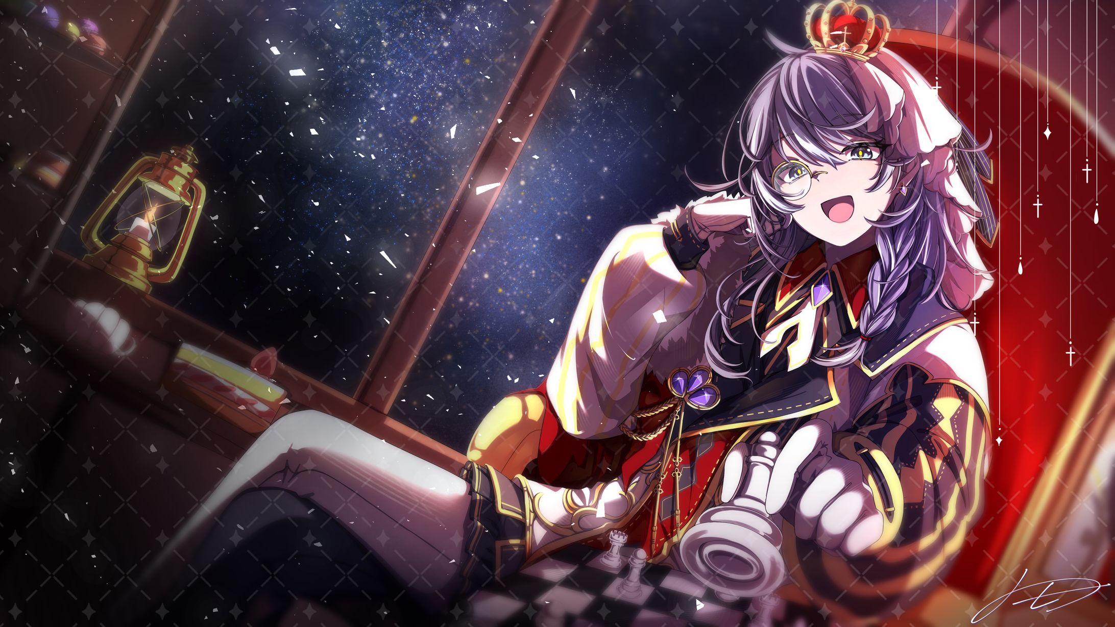 【お仕事】一周年記念イラスト／ステラ・K・フォグレイン-1