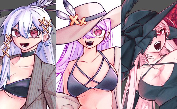 バストアップ立ち絵