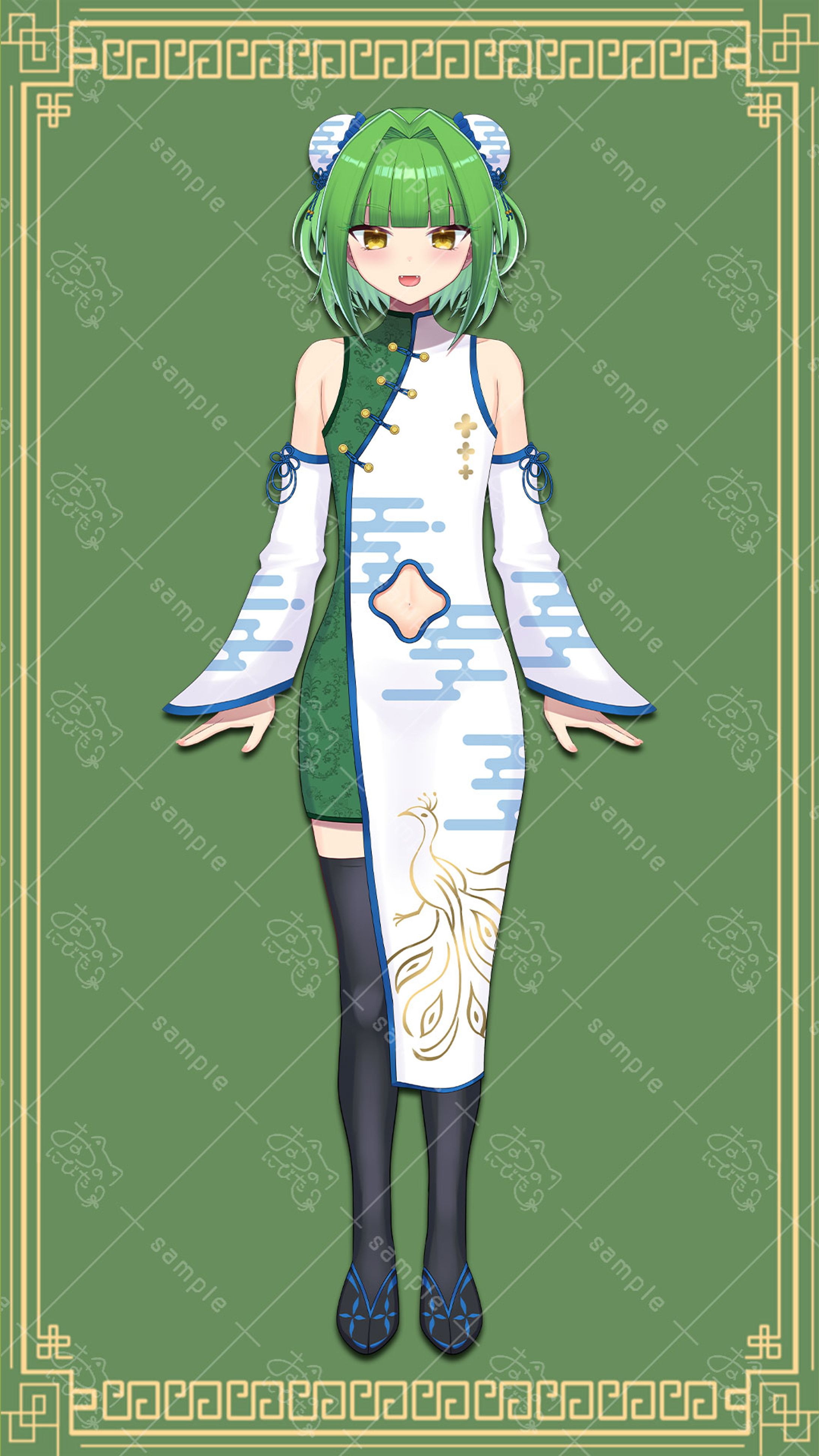 風鳴シャオ様Vtuberモデル キャラクターデザイン担当-1