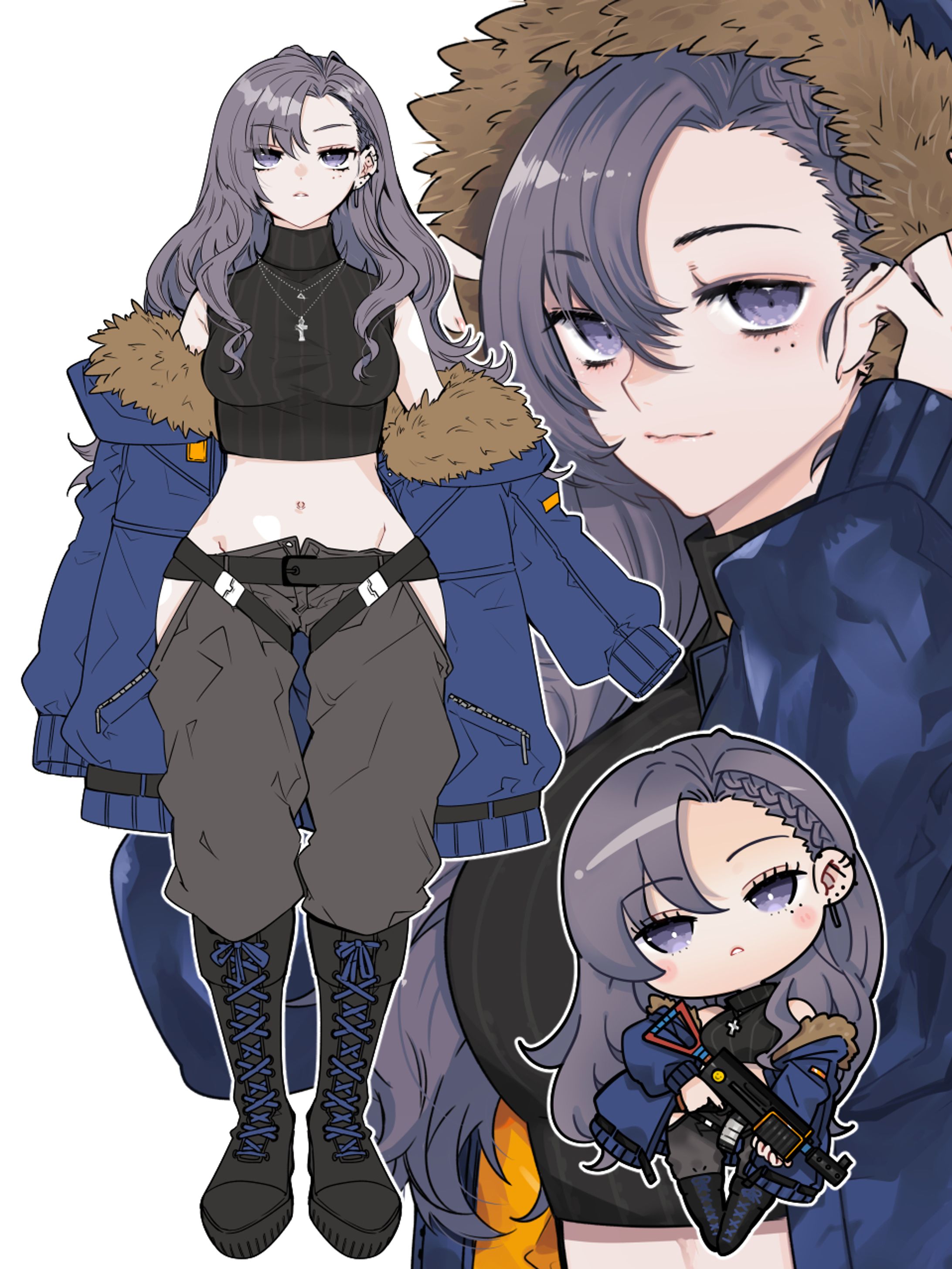 【イラスト】おもち様　キャラクターデザイン　イラスト-1