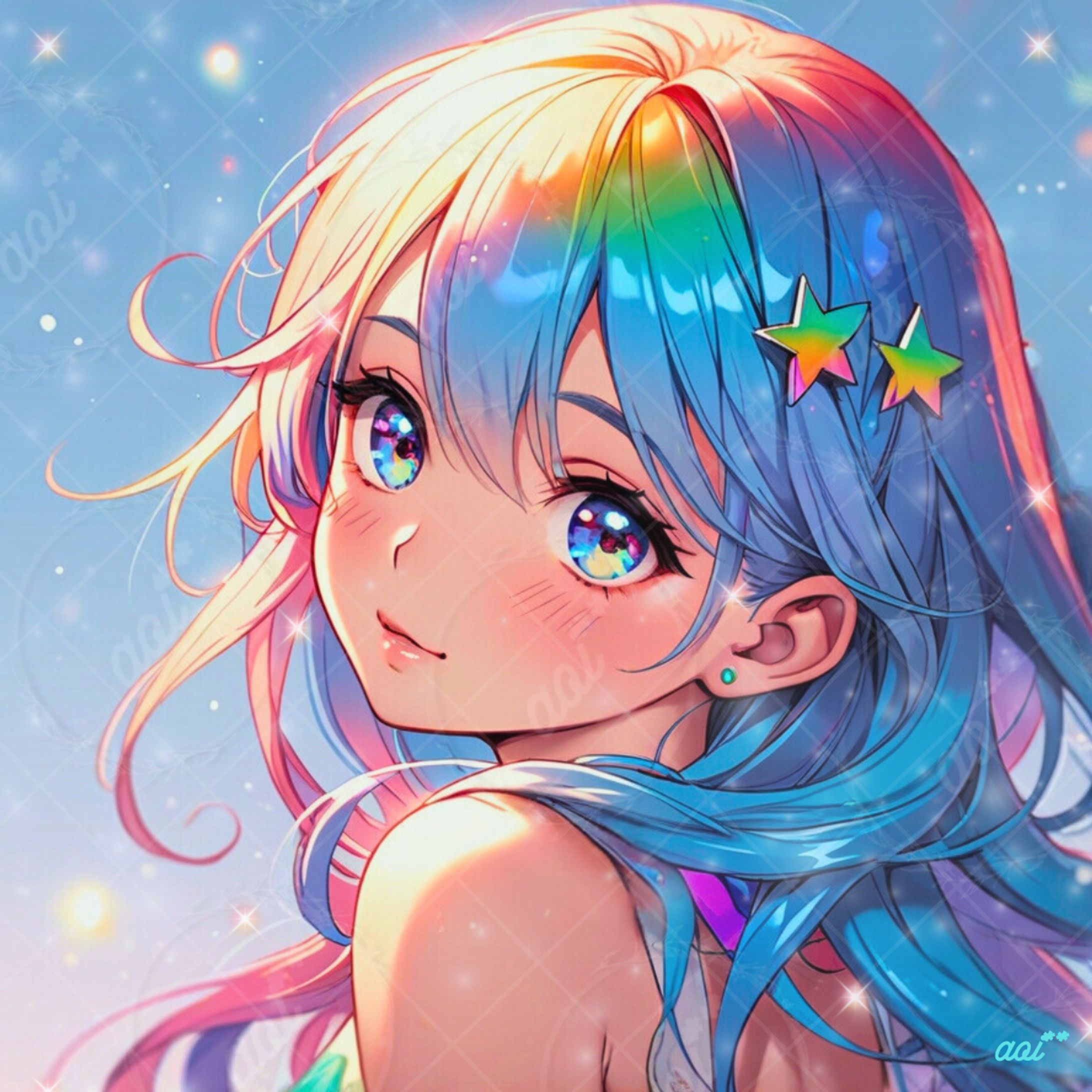 Rainbow girl-1