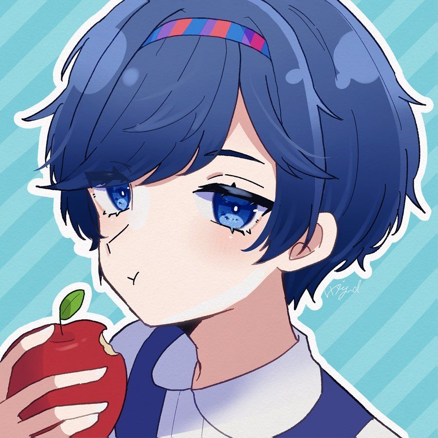 そら オリジナル手描きイラスト 🍎 #そらる #そらるの絵 #歌い手 #イラスト #Illust #illustration