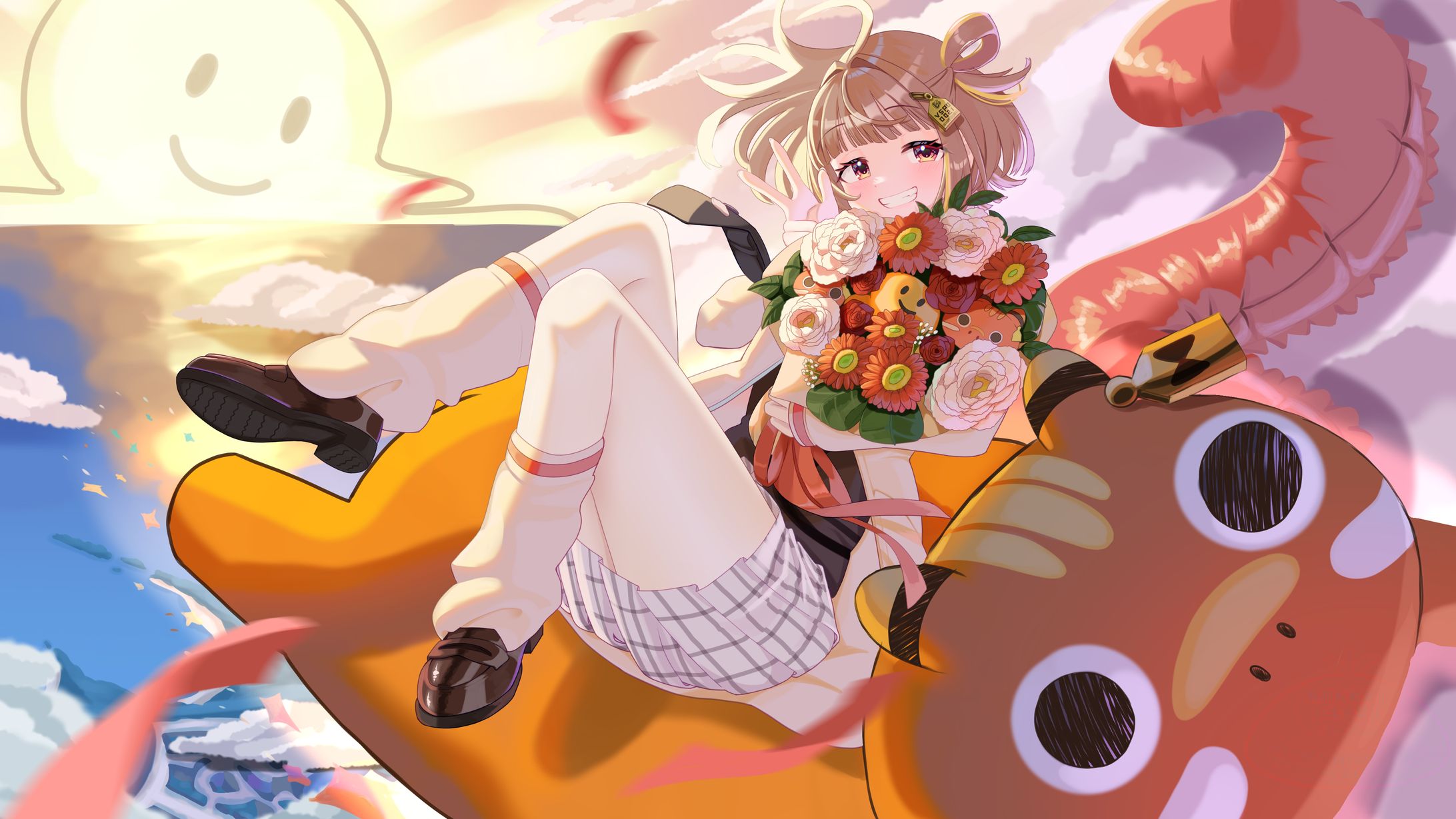 【FA】千燈ゆうひ様2周年記念イラスト-1