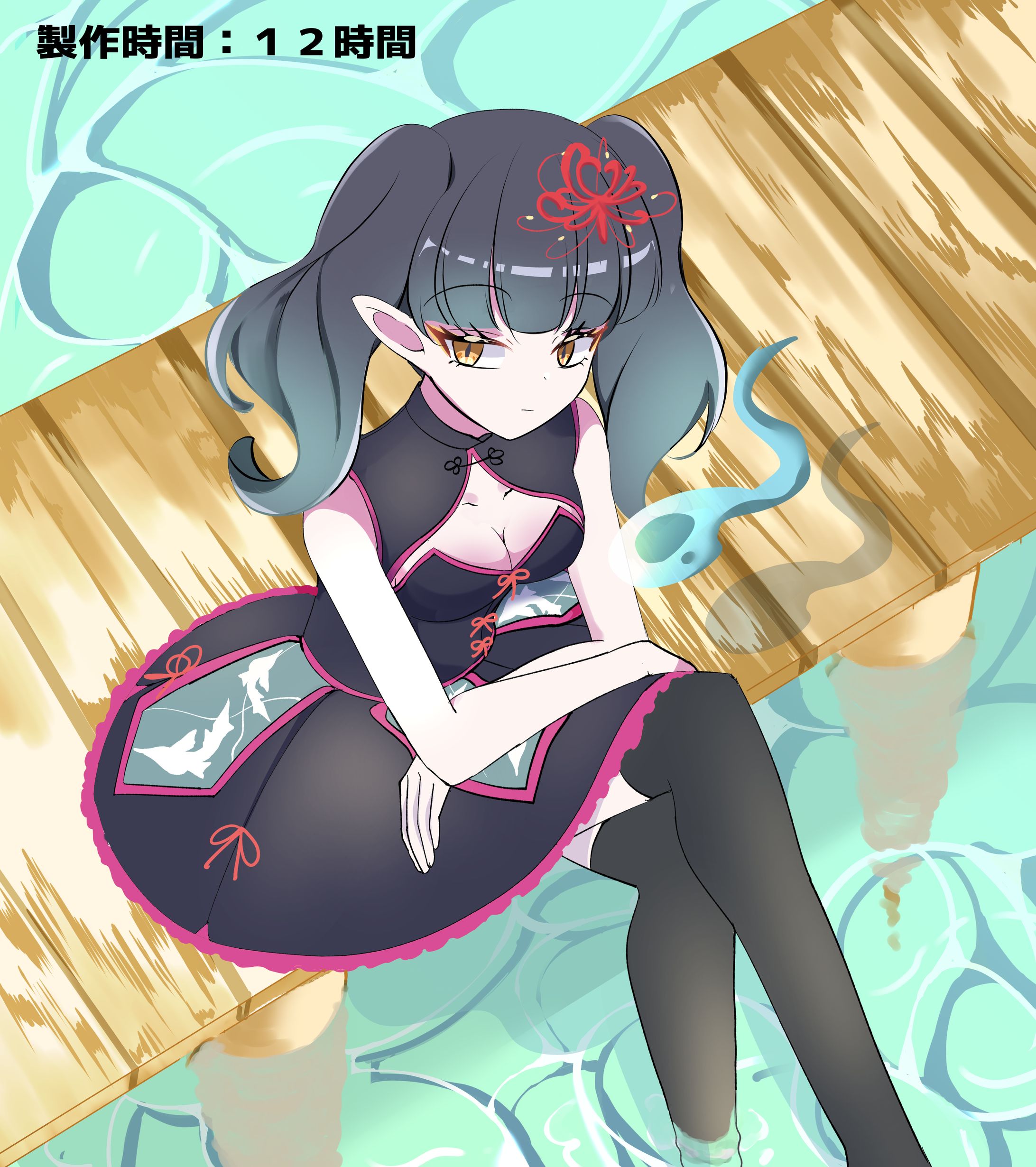 クリスタ　オリジナルイラスト（製作時間10～12時間ほど）-1