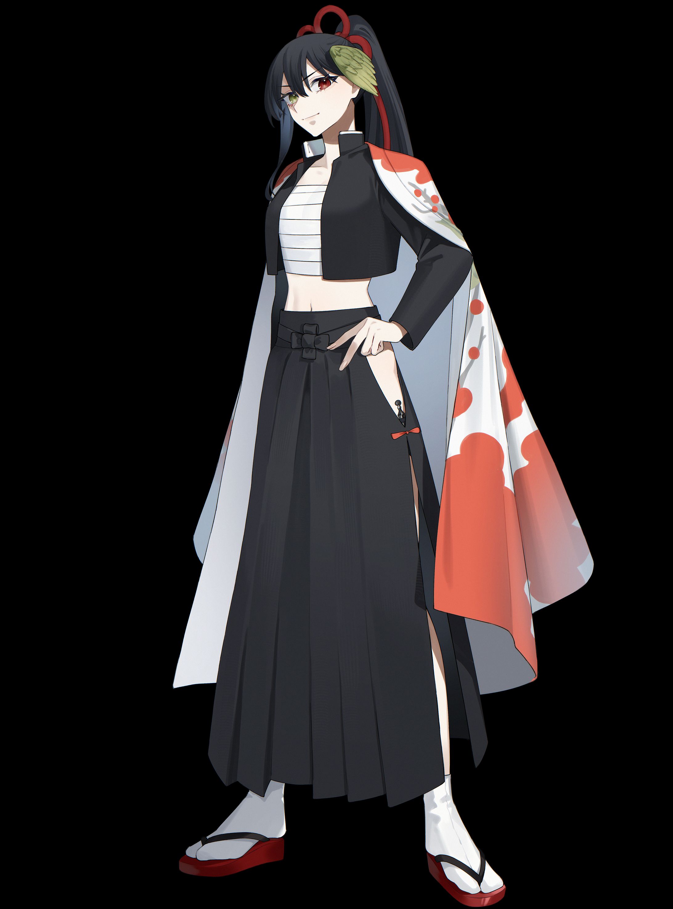 和風な女性（表情差分あり）-1