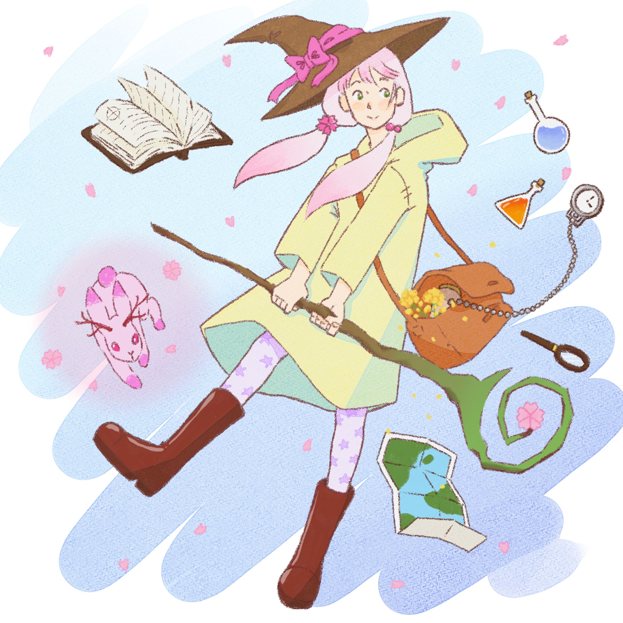 春の魔法少女-1