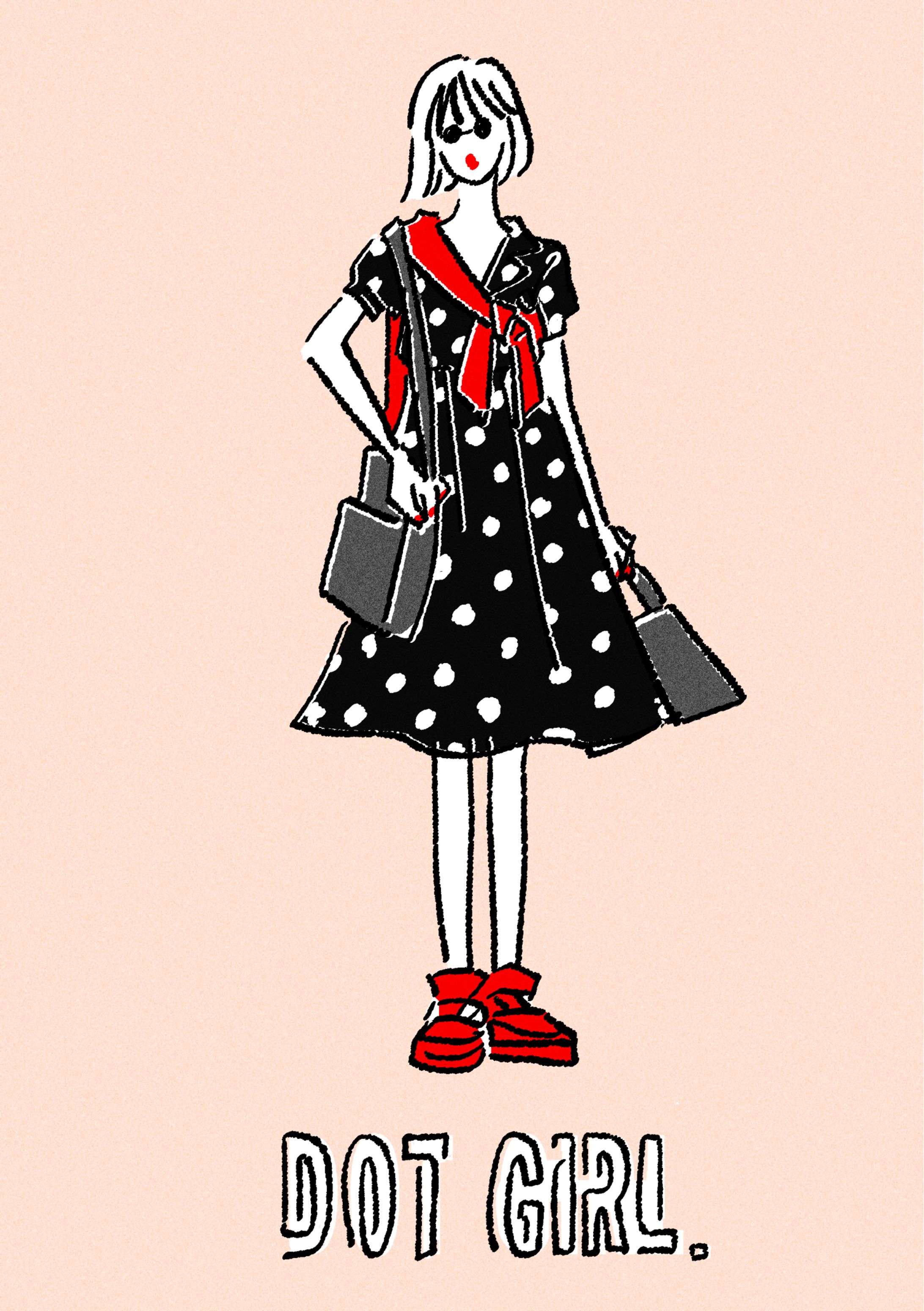 DOT GIRL & STRIPED GIRL-1