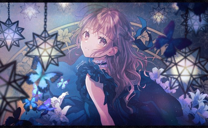 創作イラスト「おやすみ世界」