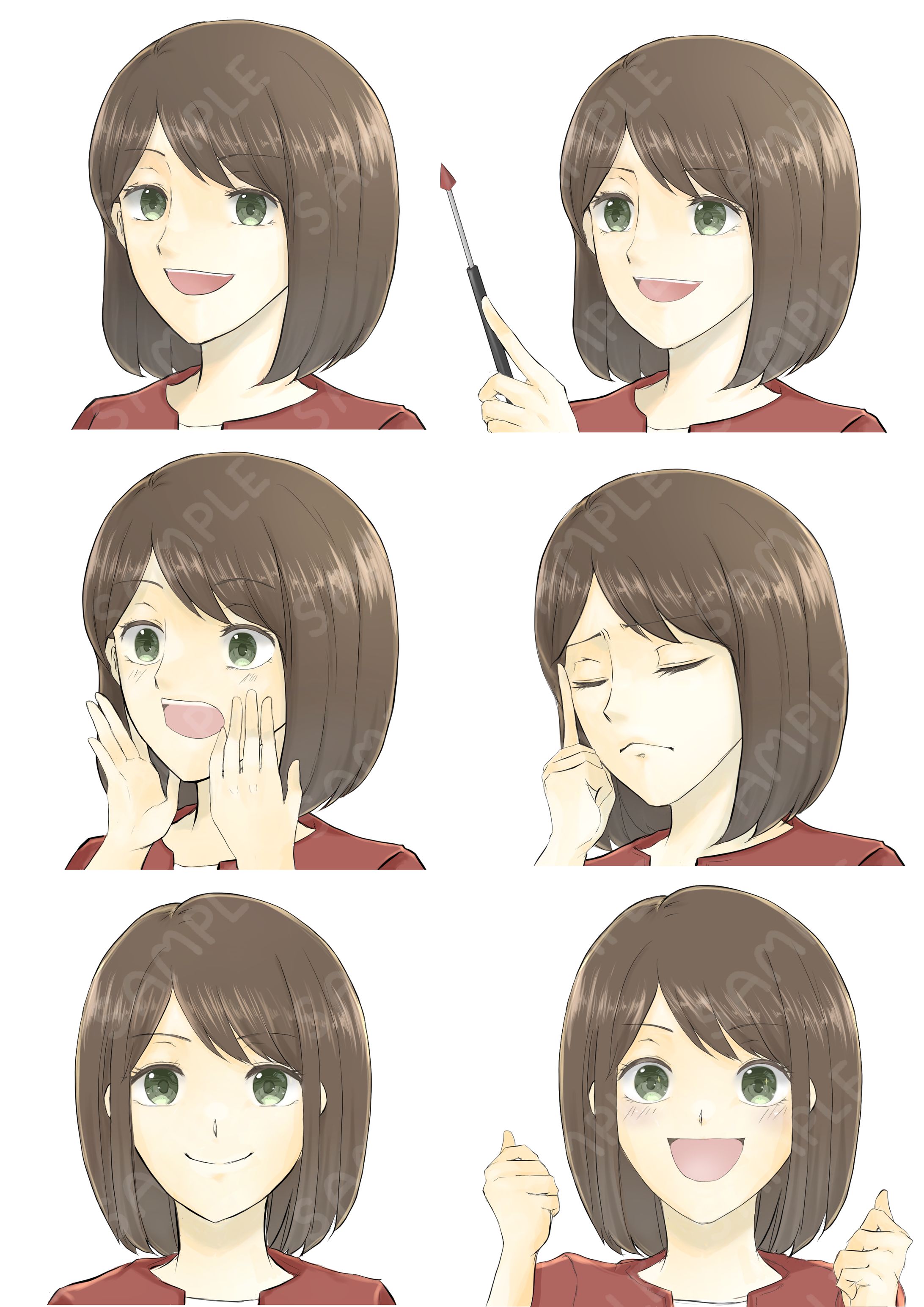 キャラクターイラストセット-1