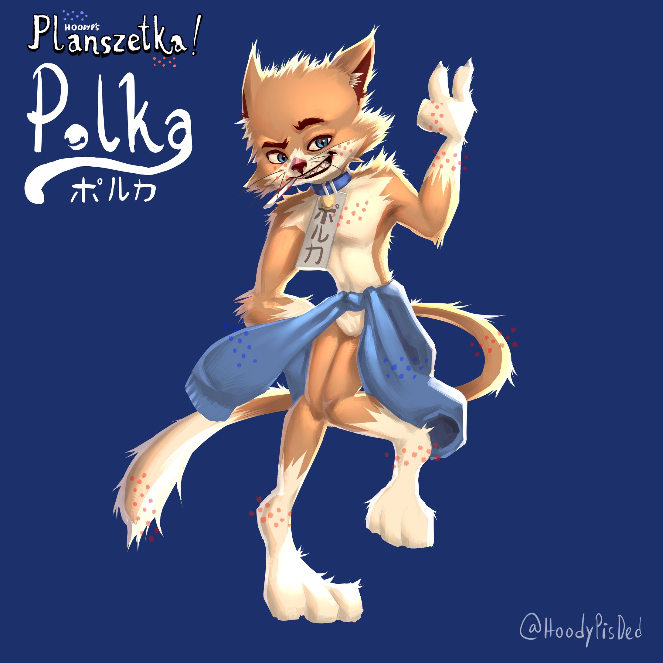 Polka the Cat (Original Character)-1