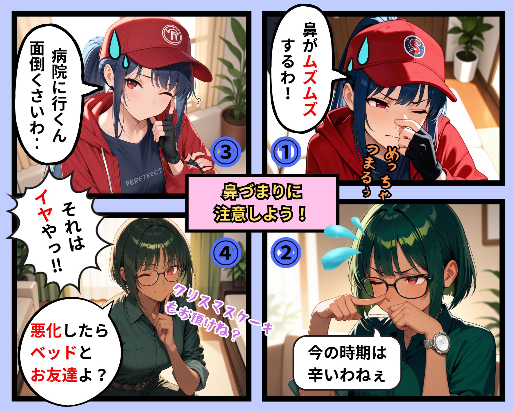 鼻づまりには注意しよう！-1