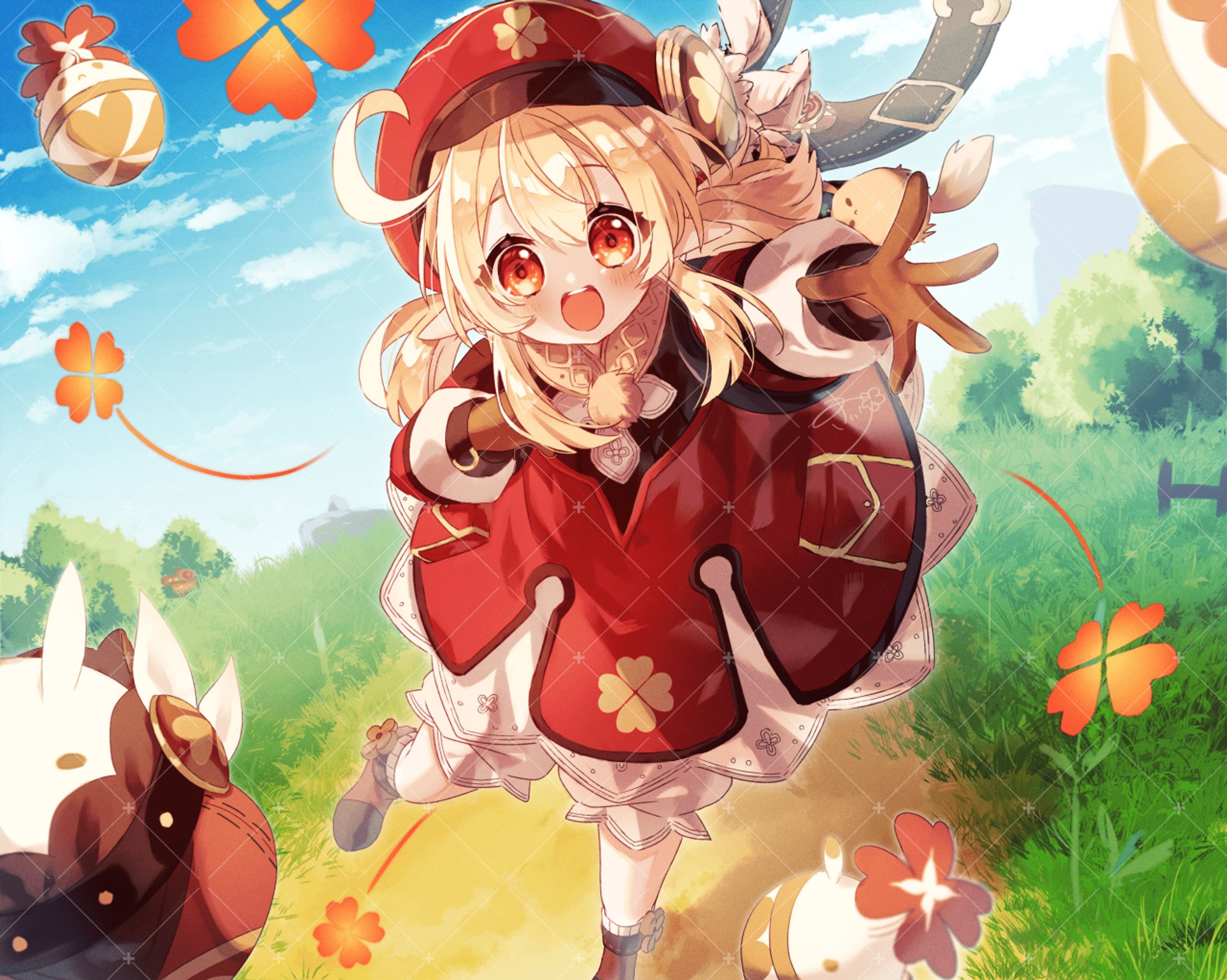 原神　クレー　ファンアート-1