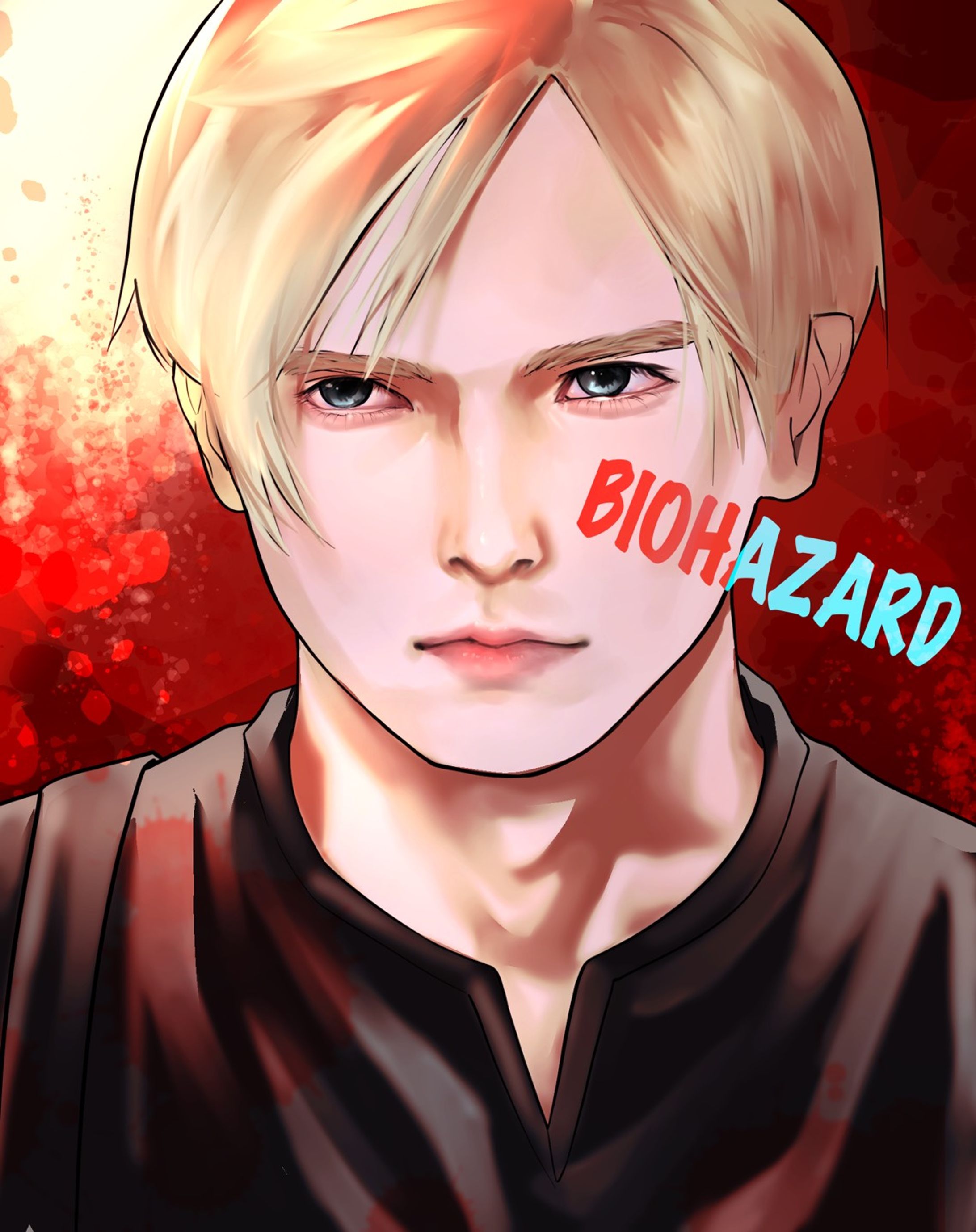 バイオハザード レオン ファンアート-1