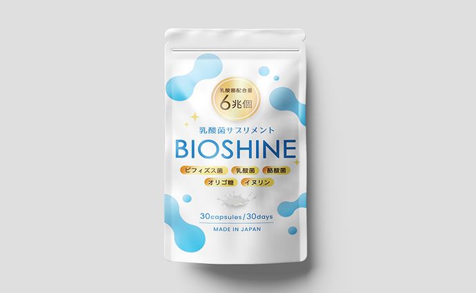 【商品パッケージ】BIOSHINE 乳酸菌サプリメント（Gleon様）