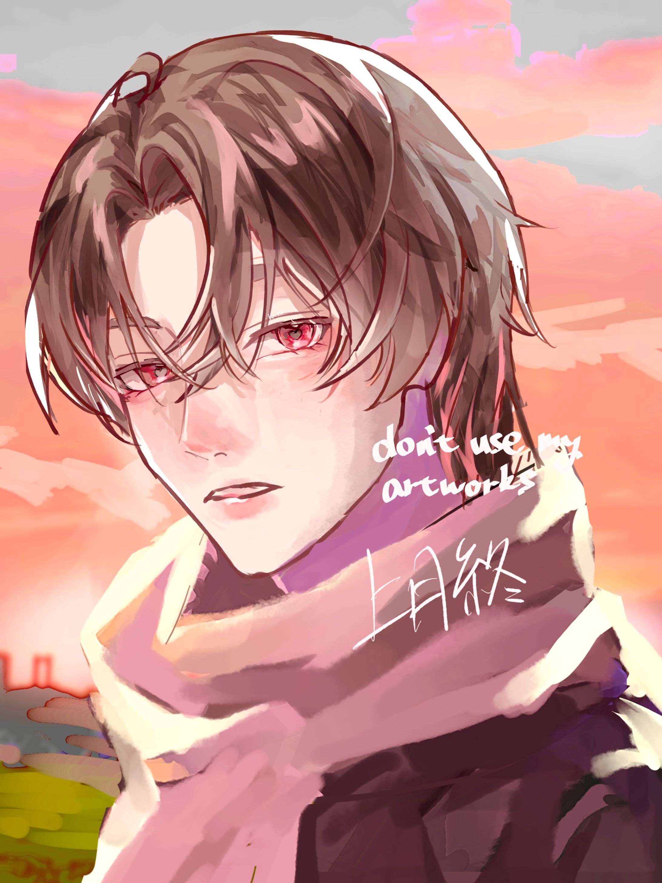 【オリジナル】夕陽と-1