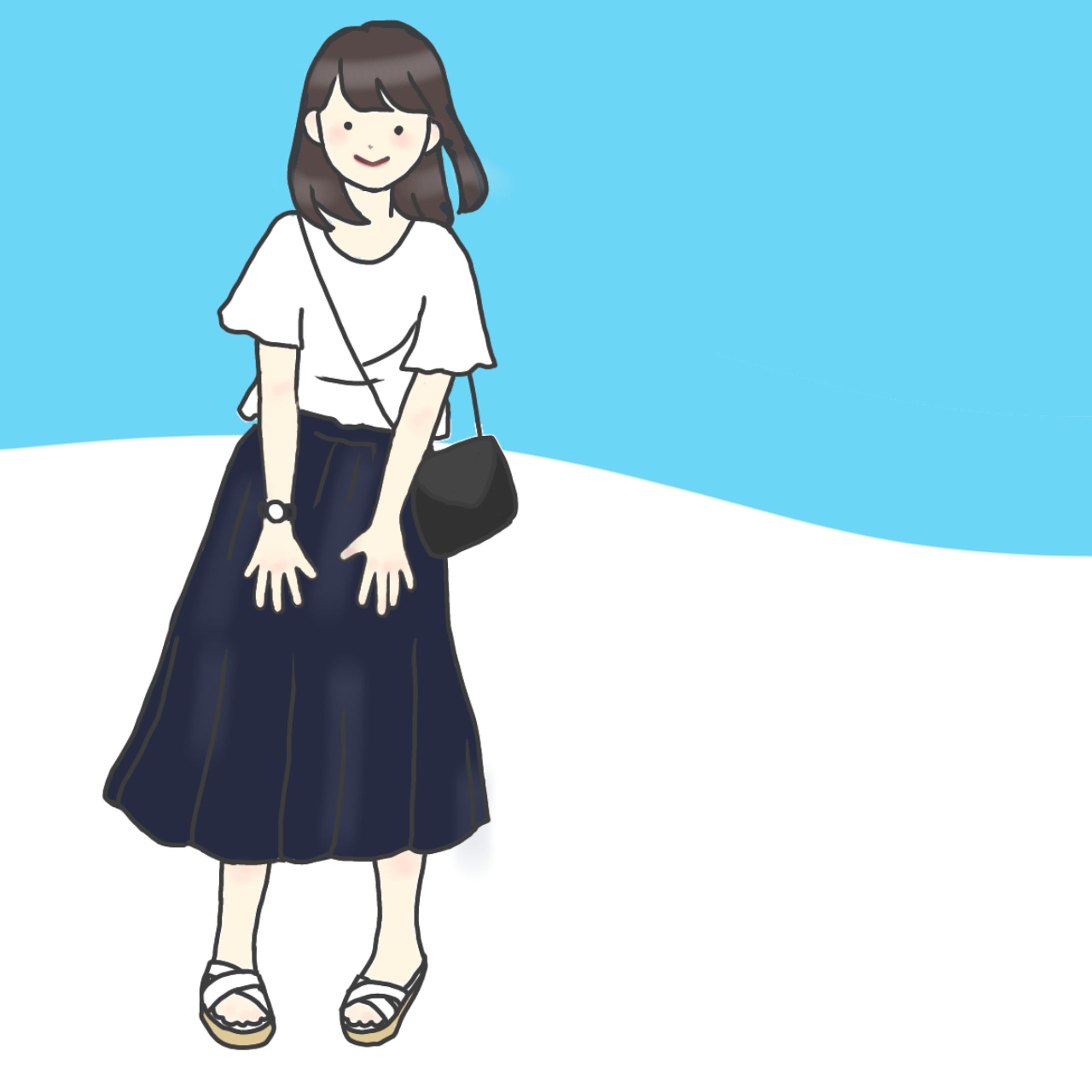 ファッションイラスト（かわいい）-1