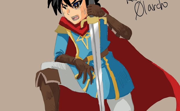 勇者ああああの朝のワンドロ。
#イラスト
#オリジナルイラスト
#一次創作
#一次創作イラスト
#AdobeFresco
#RPG
#勇者