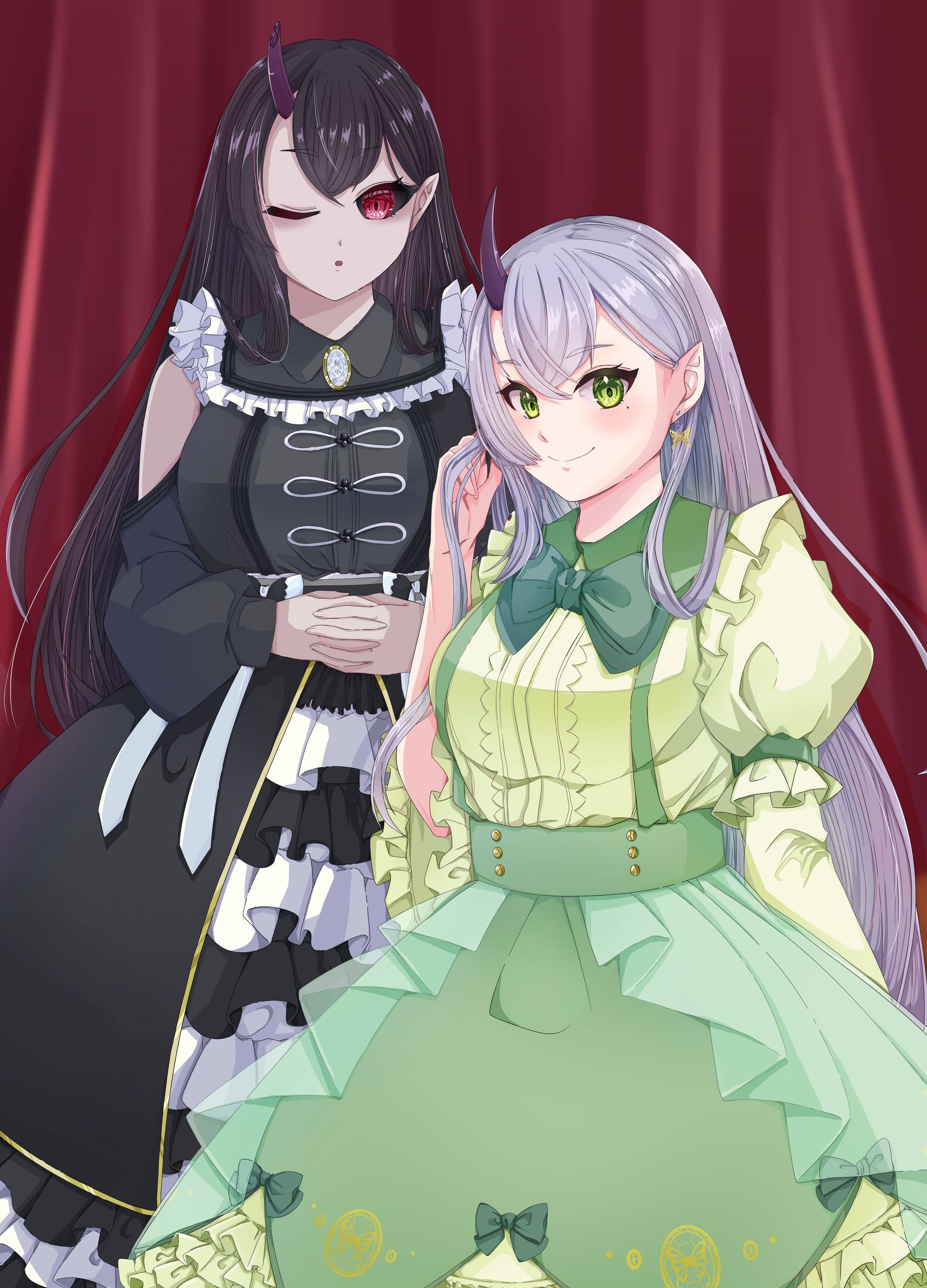 橋暁零牙様依頼等身一枚絵-1