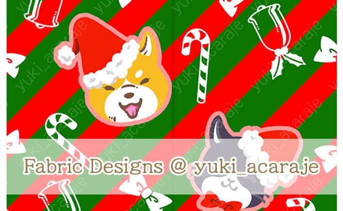 柴犬サンタのクリスマス＆ニャンコサンタのクリスマス