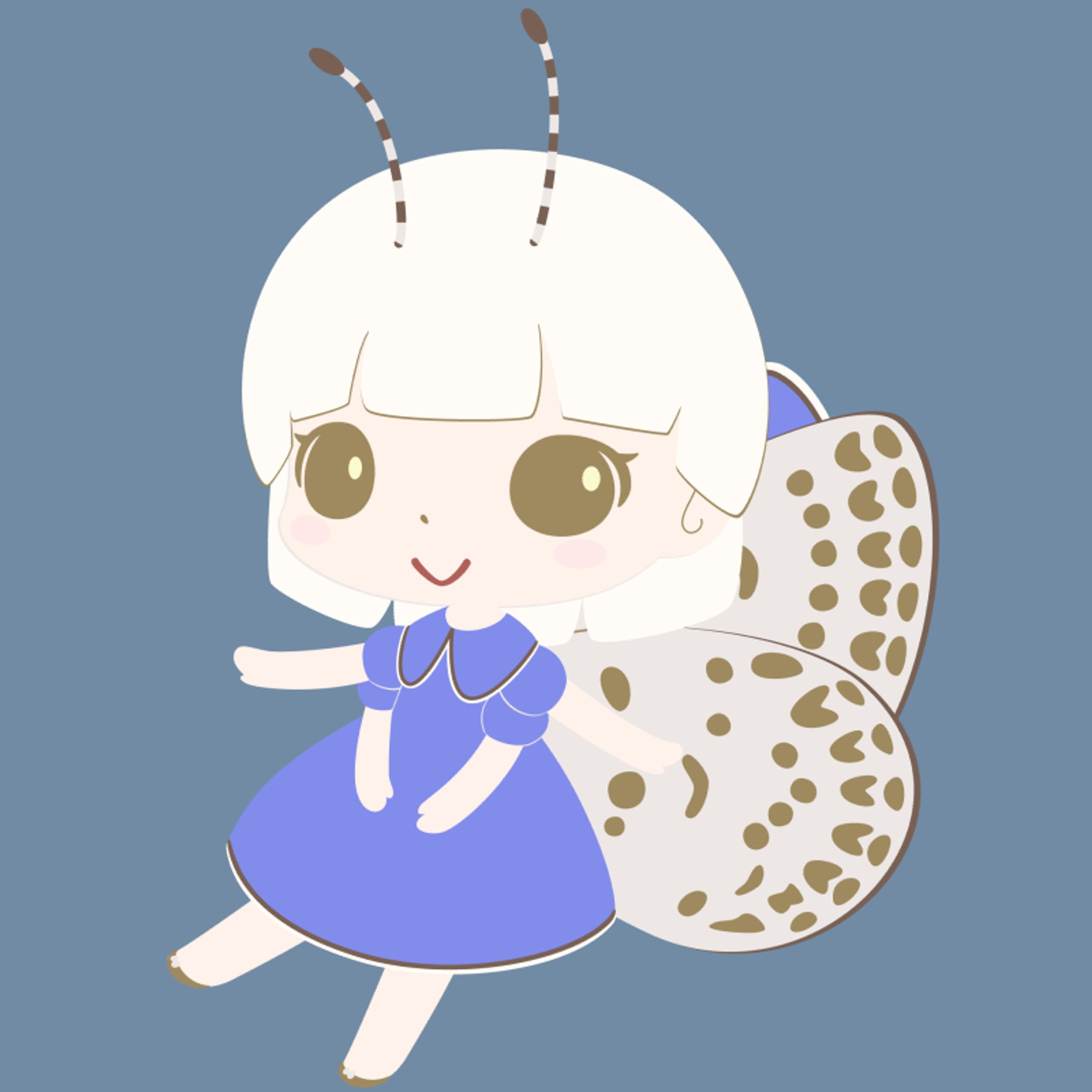 シルビアシジミの擬人化アイコン-1