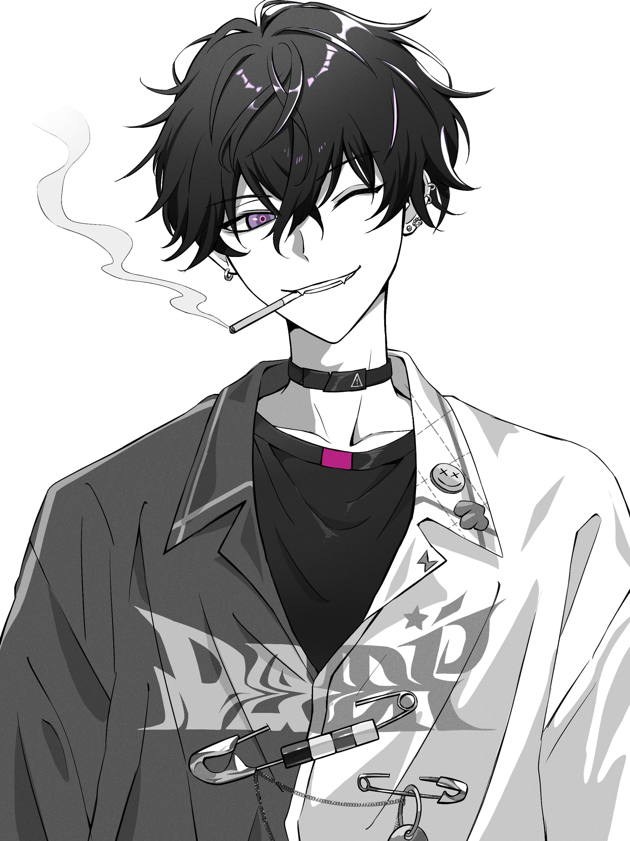 モノクロイラスト-1