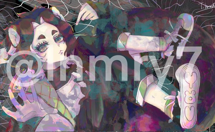 【ご依頼実績】Vtuberさま/1枚絵(観賞用)