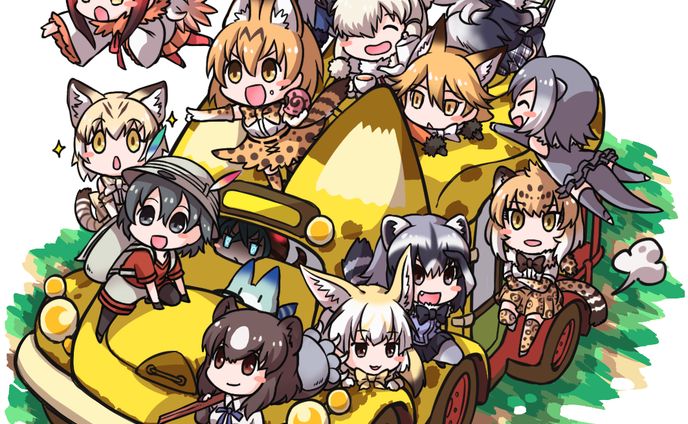 【寄稿・同人】けものフレンズ　グッズ用イラスト