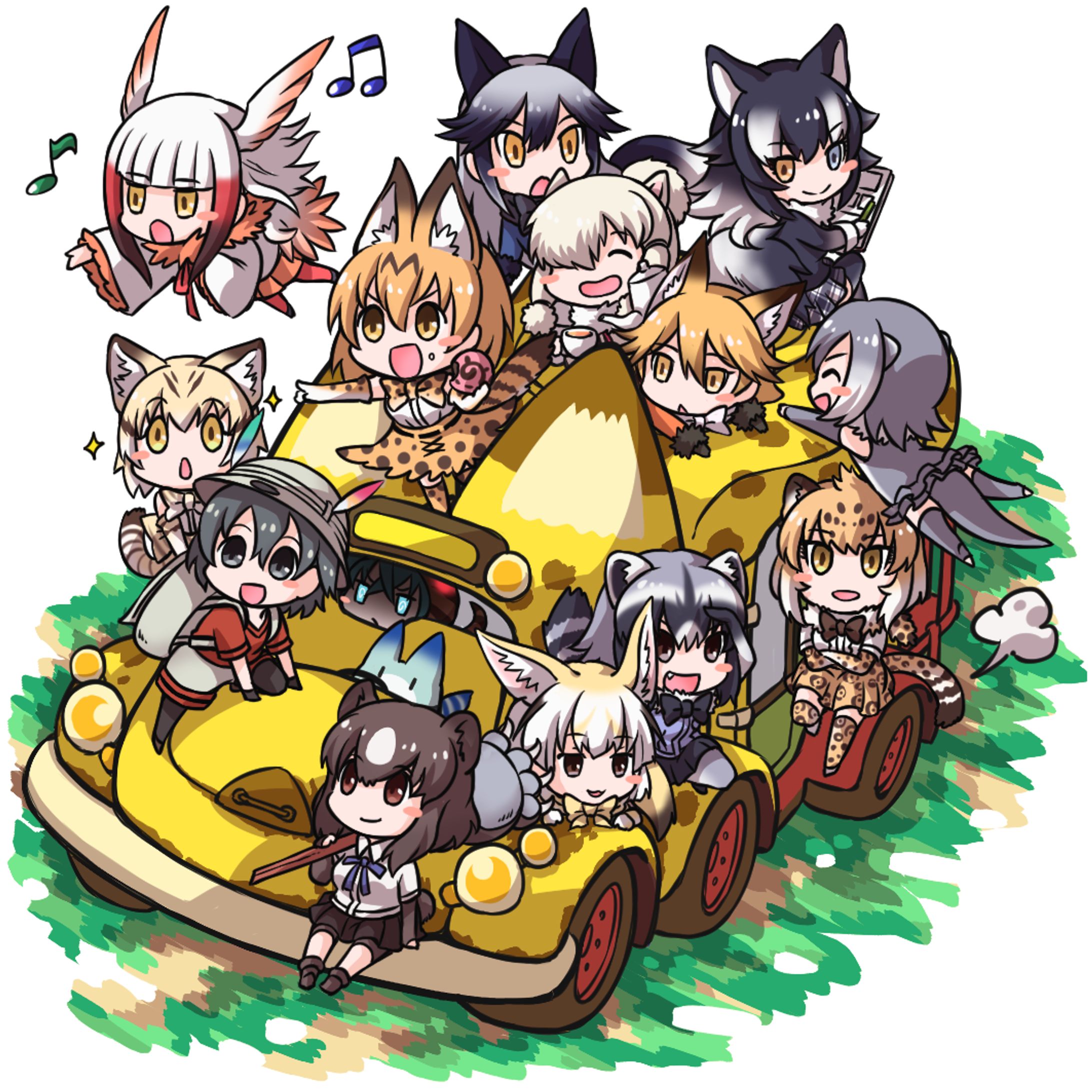【寄稿・同人】けものフレンズ　グッズ用イラスト-1
