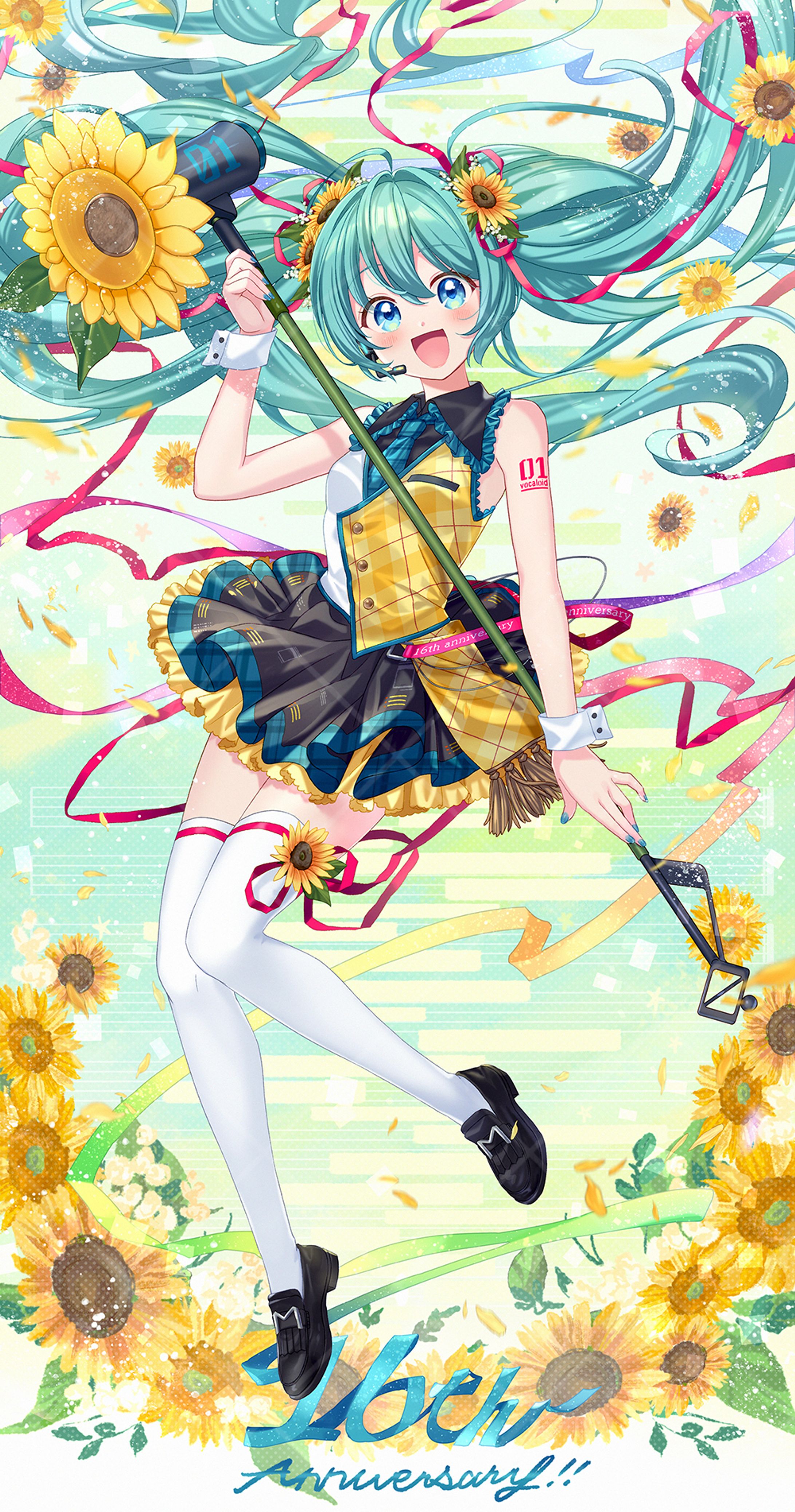【初音ミク16周年賞受賞】画集『Hatsune Miku Happy 16th Birthday Celebration Art Book』-1