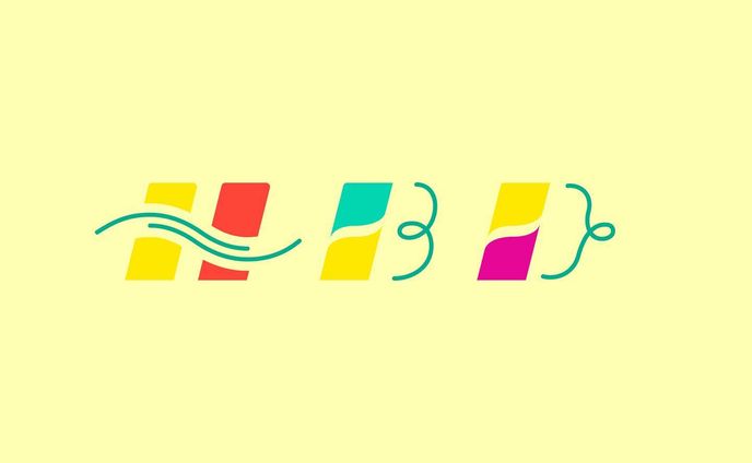 誕生日のイメージを膨らませて、3つのカラーリングでデザインしました

-Happiness-
賑やかな誕生日パーティーのイメージ
テーマに一番素直に向き合ったもの
#作字 #borleydesigns