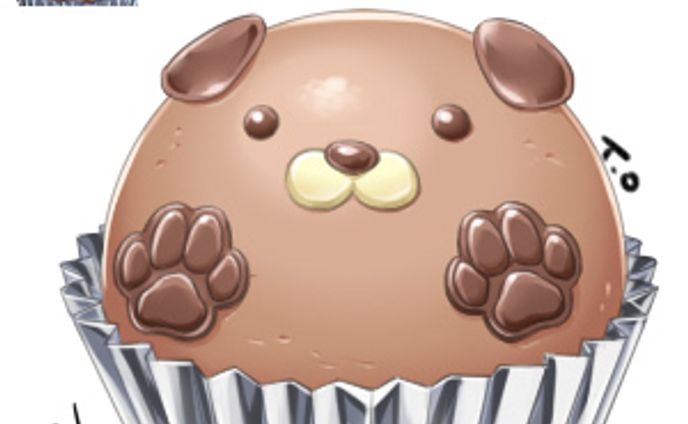 【習作】犬チョコムース（2021）
