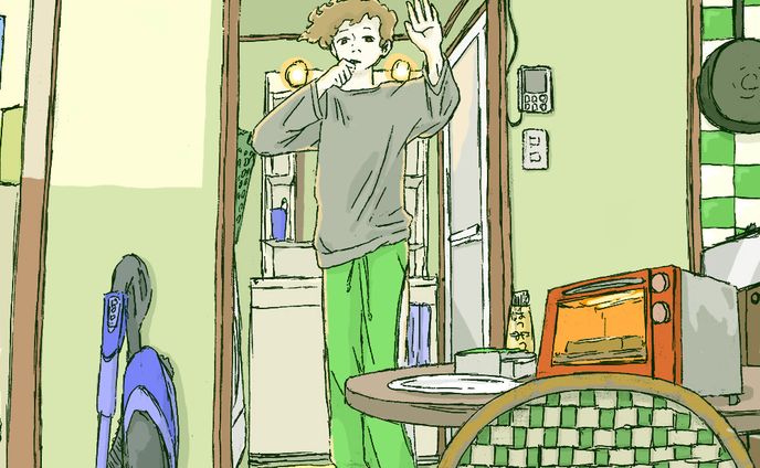 [自主制作イラスト]good morning