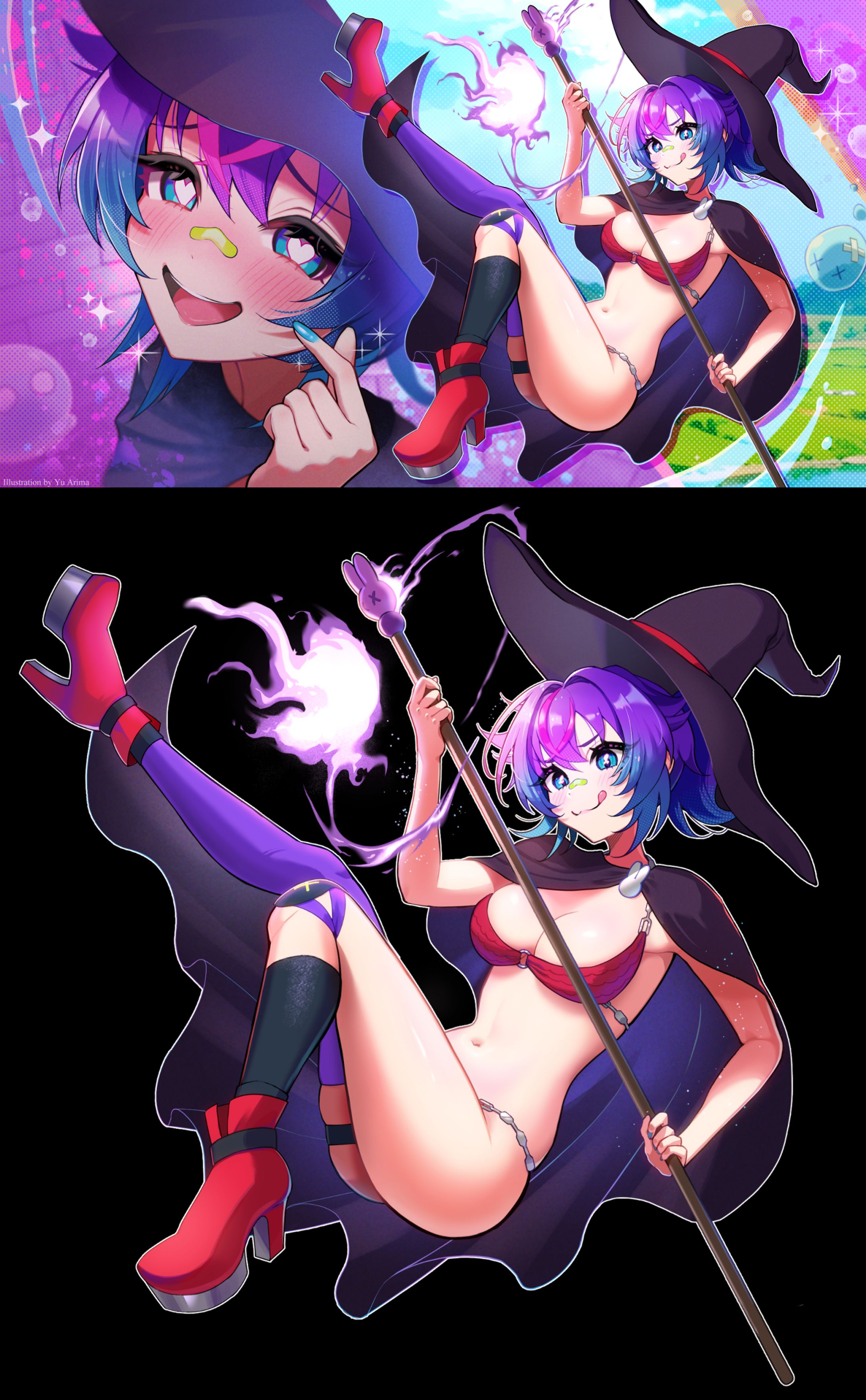 【ご依頼】Projekt Melody｜Commissioned Wall Paper Art for animation series.-1