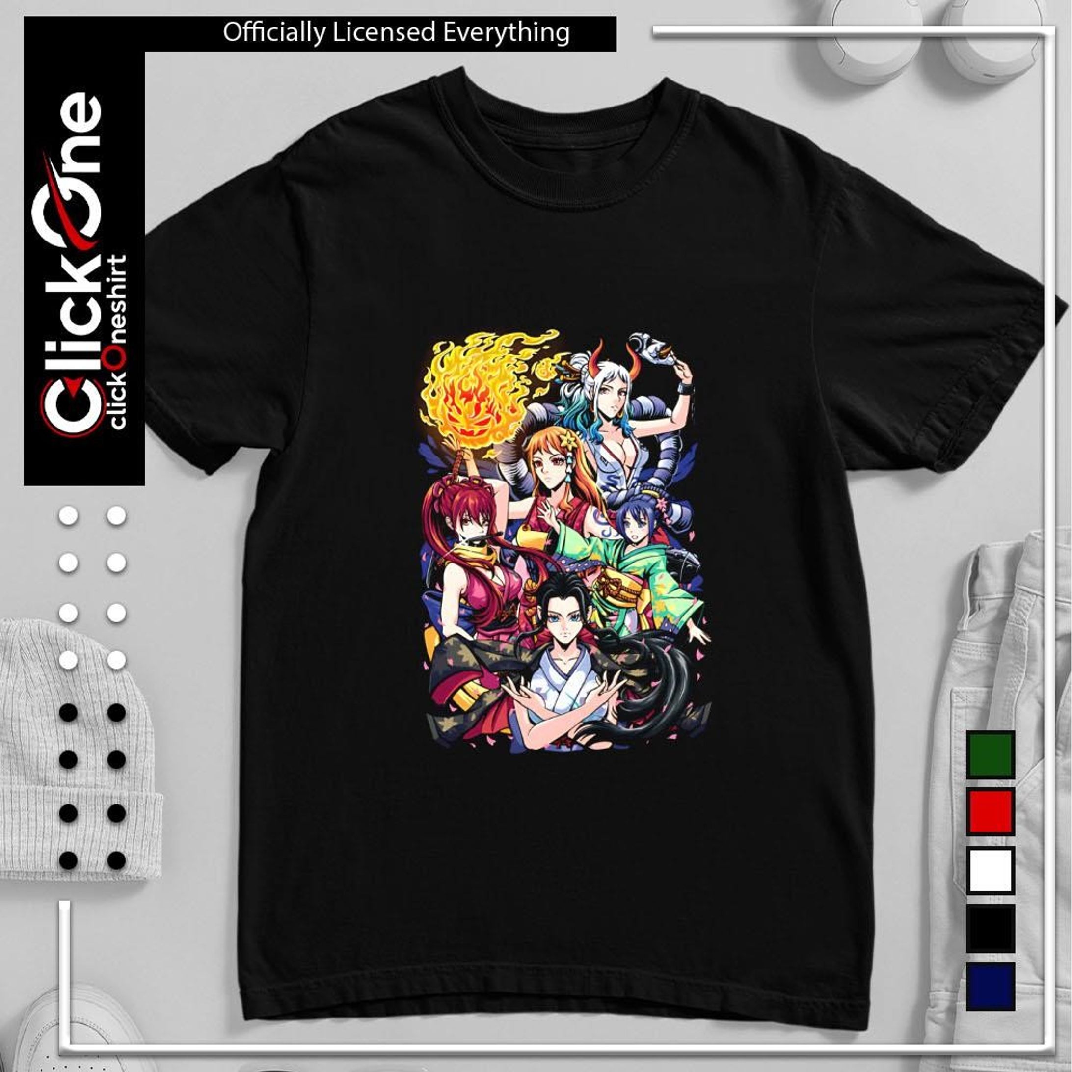 Crimson Voyage – Wano Country Inspired Shirt-1