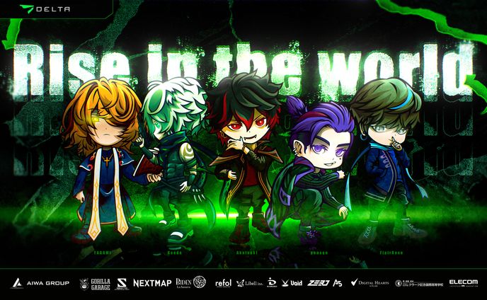 eSports team DELTA 様 ミニキャラ
