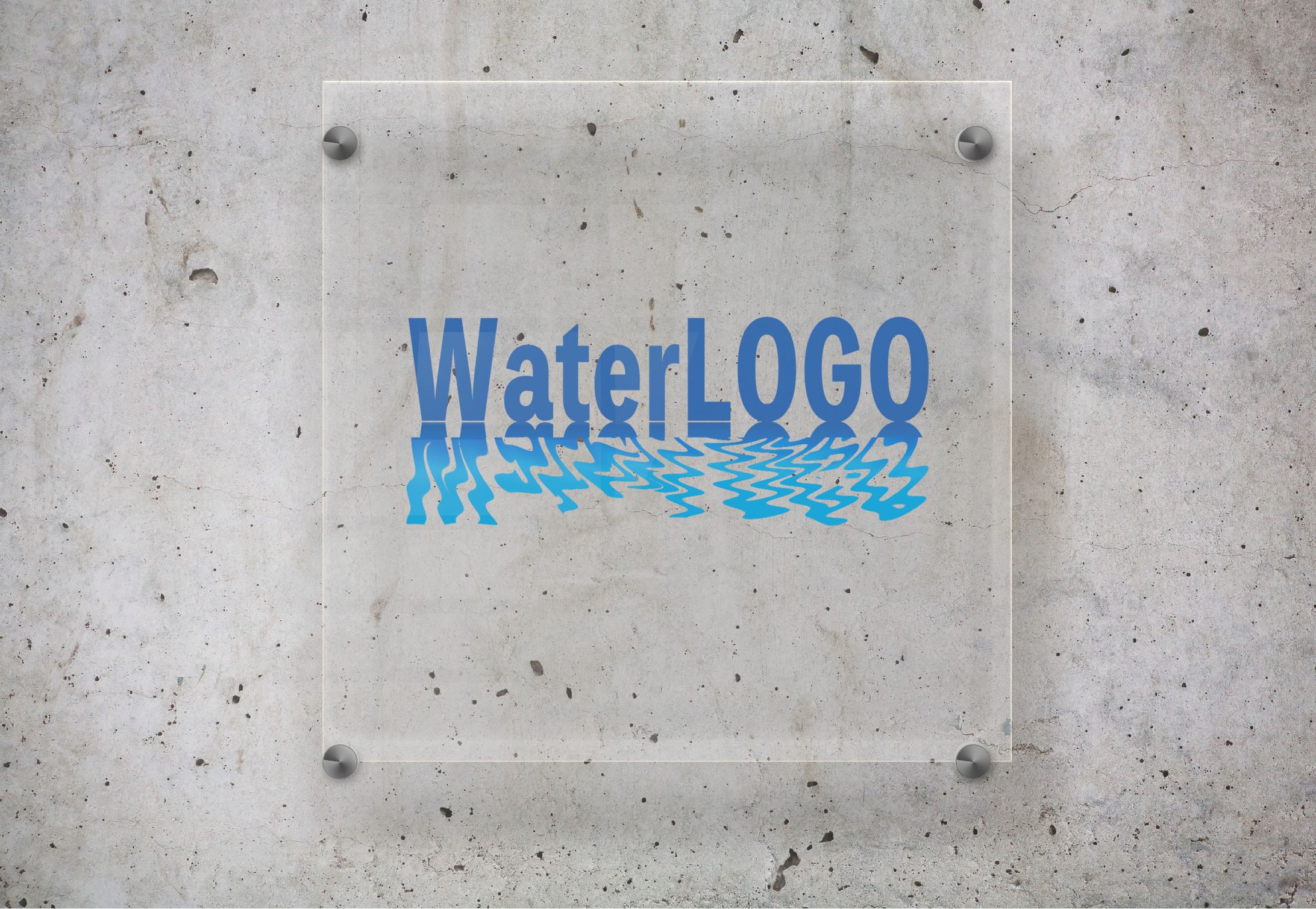 アクリル看板ロゴモックアップ-1