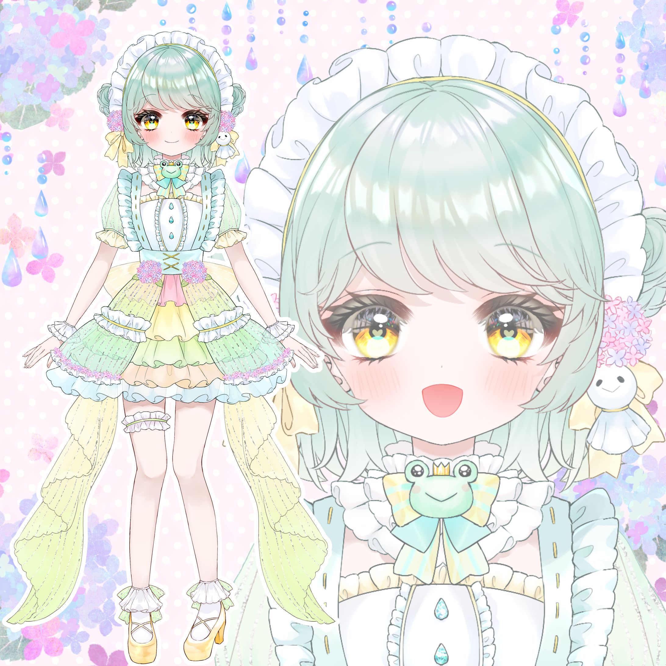 雨音けろ様　Live2d立ち絵-1