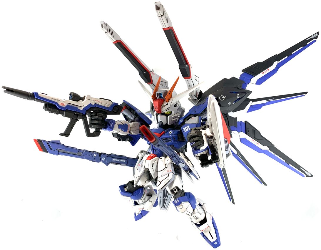 【志村様制作依頼用】MGSDフリーダムガンダム　ライジングフリーダムイメージ 6ab22806c85cae4145b0e9bf342992