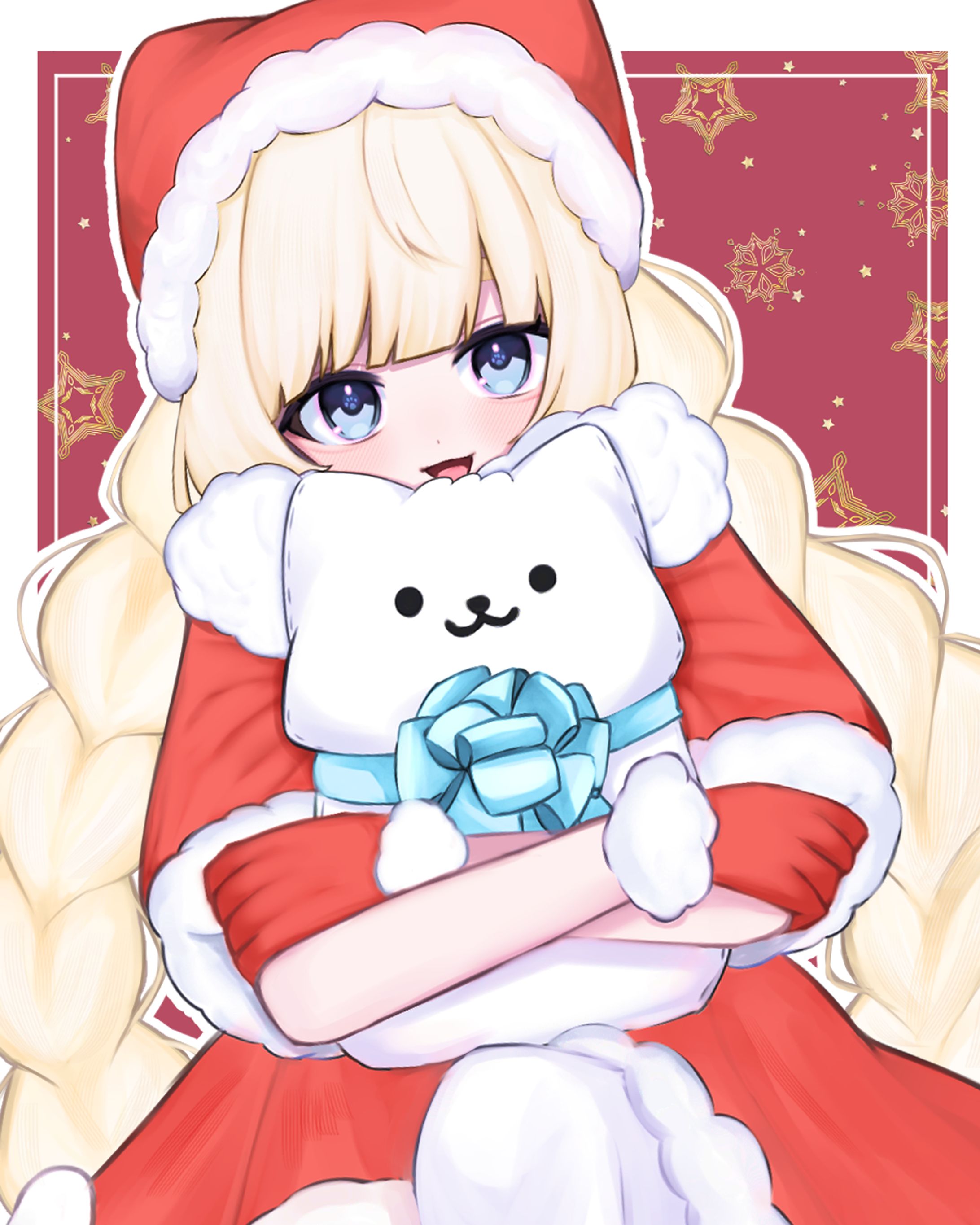 オリジナルキャラクター_クリスマスイラスト-1