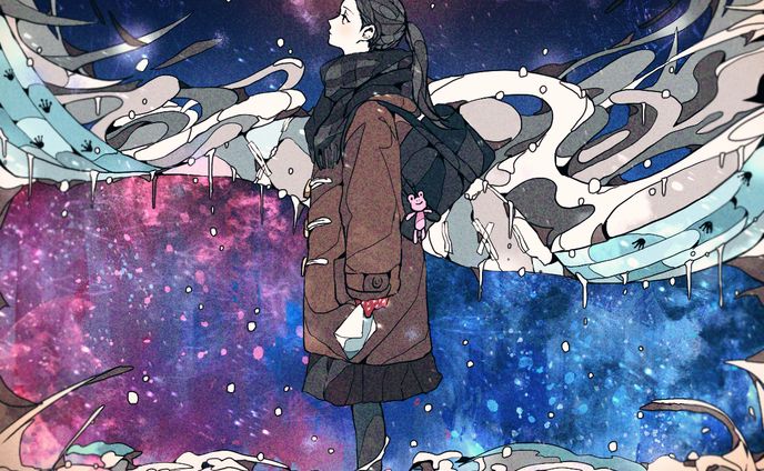 映画「愛のゆくえ」PRイラスト