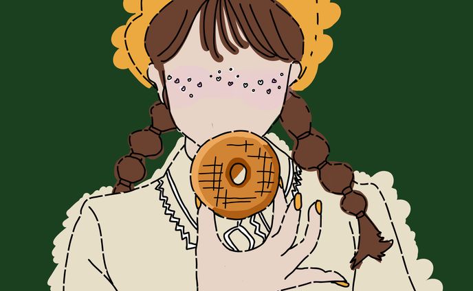 線画✖️べたぬり
