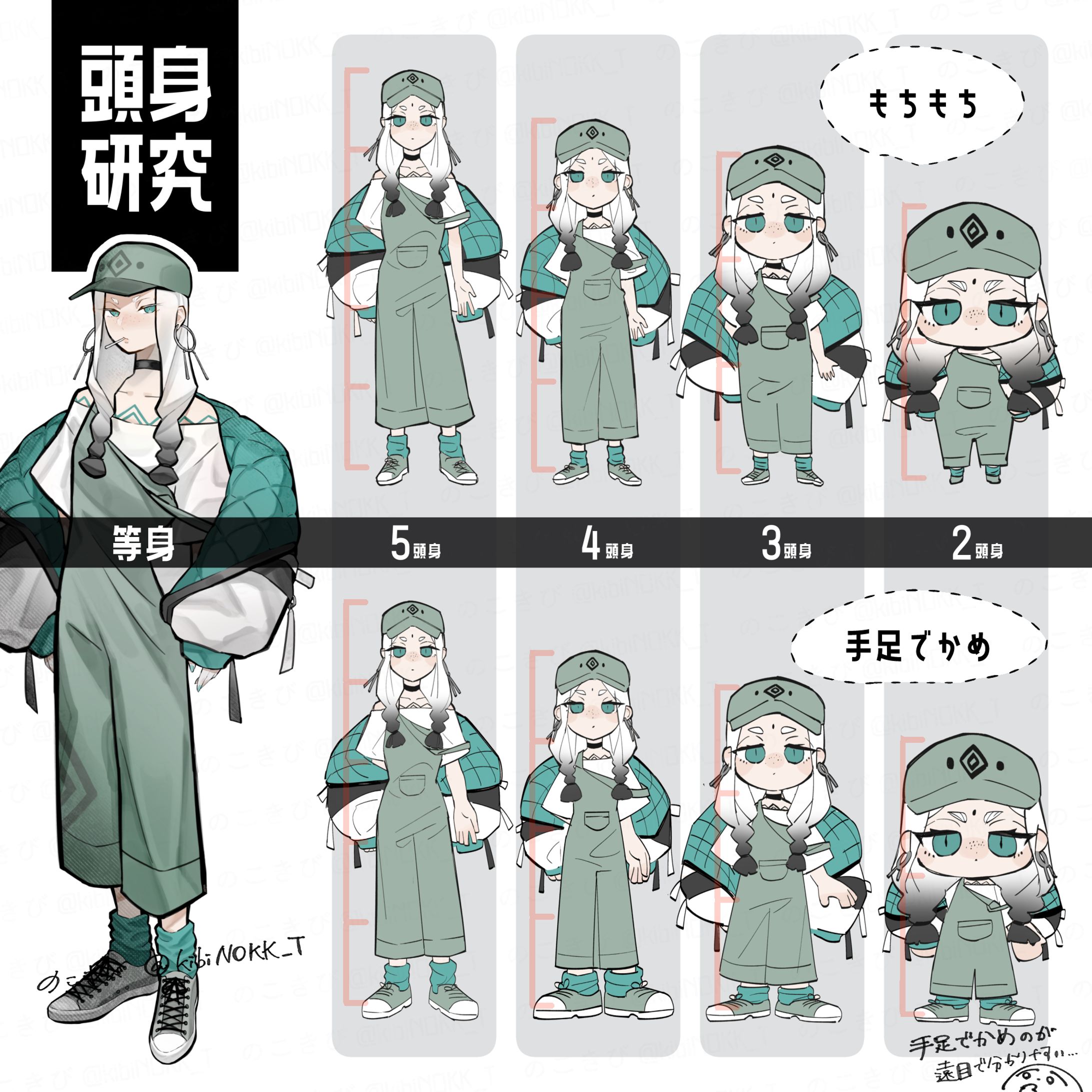 【自主制作】頭身の研究-1