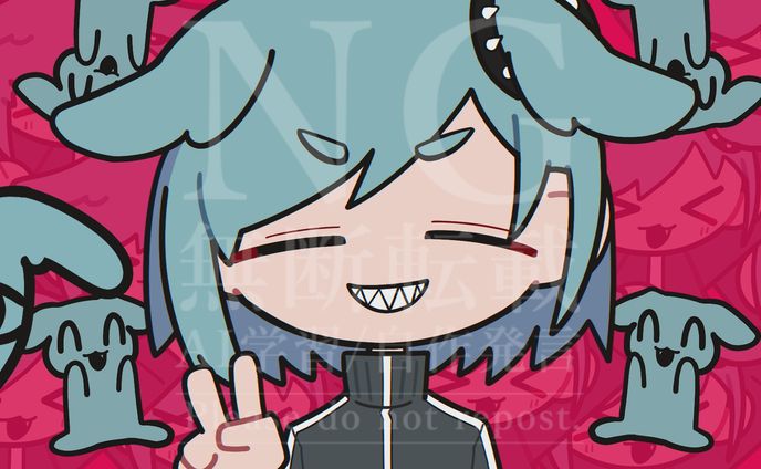 【1枚絵】SKIMA実績『混沌ブギ』歌ってみたイラスト