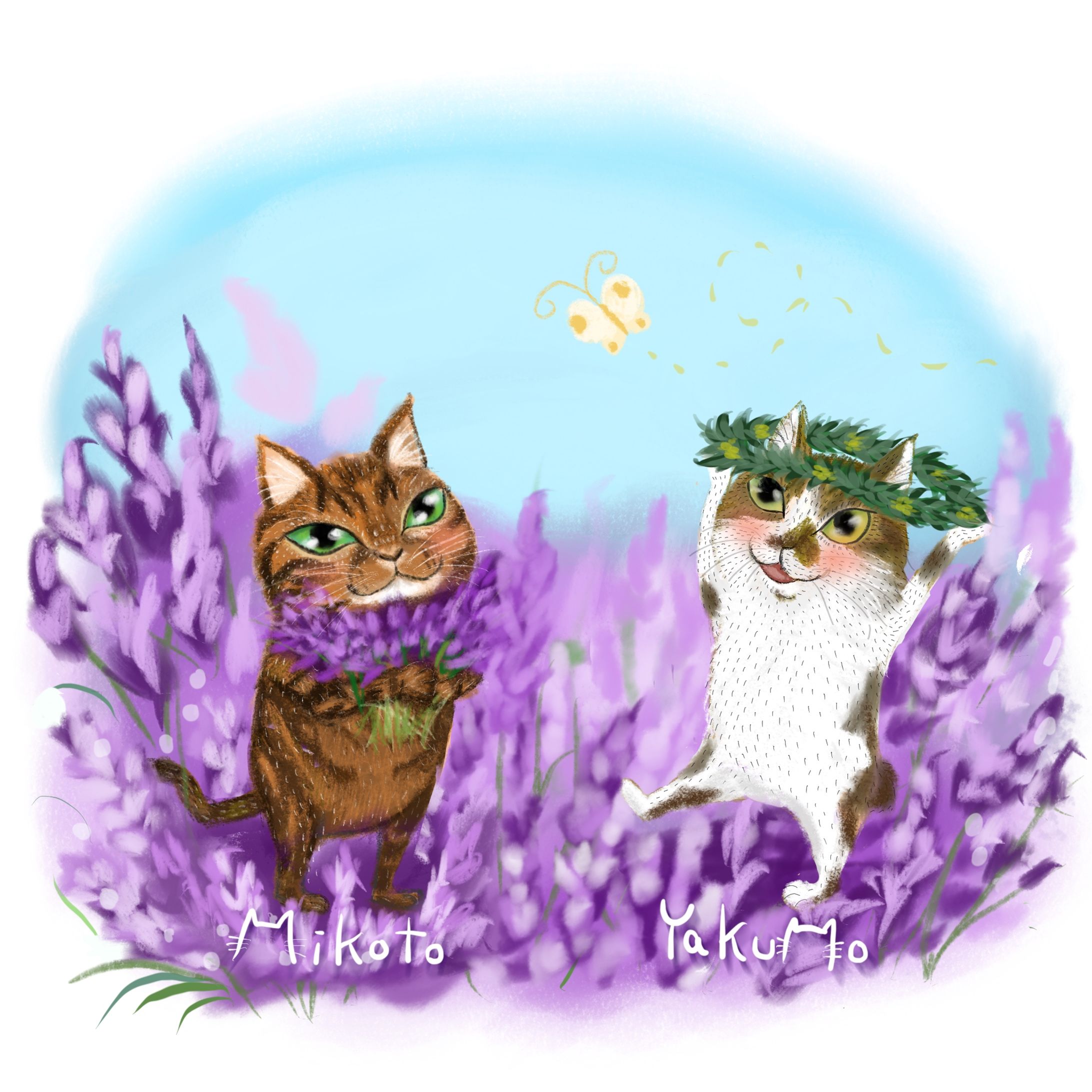 ねこちゃんイラスト-1