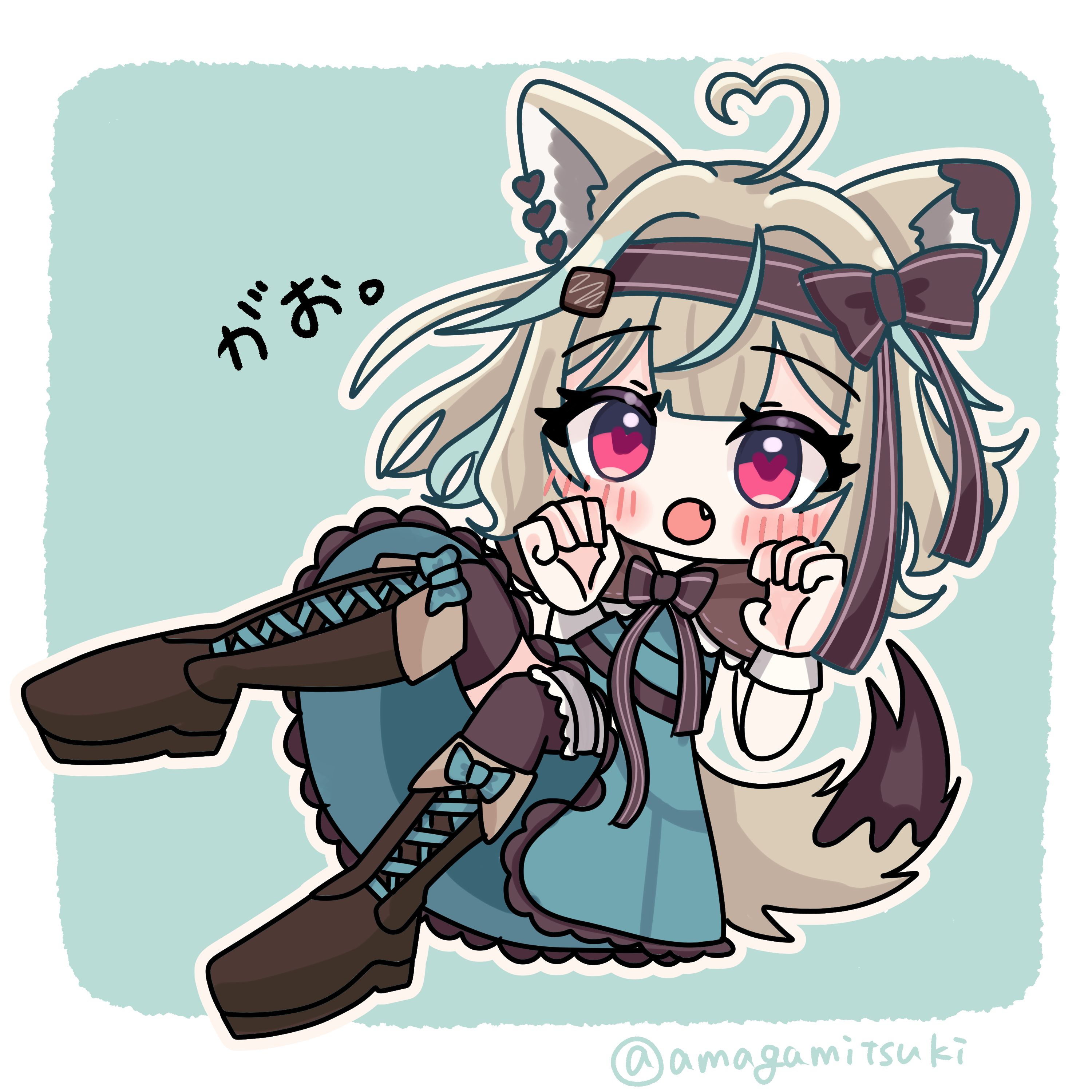 SDイラスト】 甘狼このみ様 ファンアート